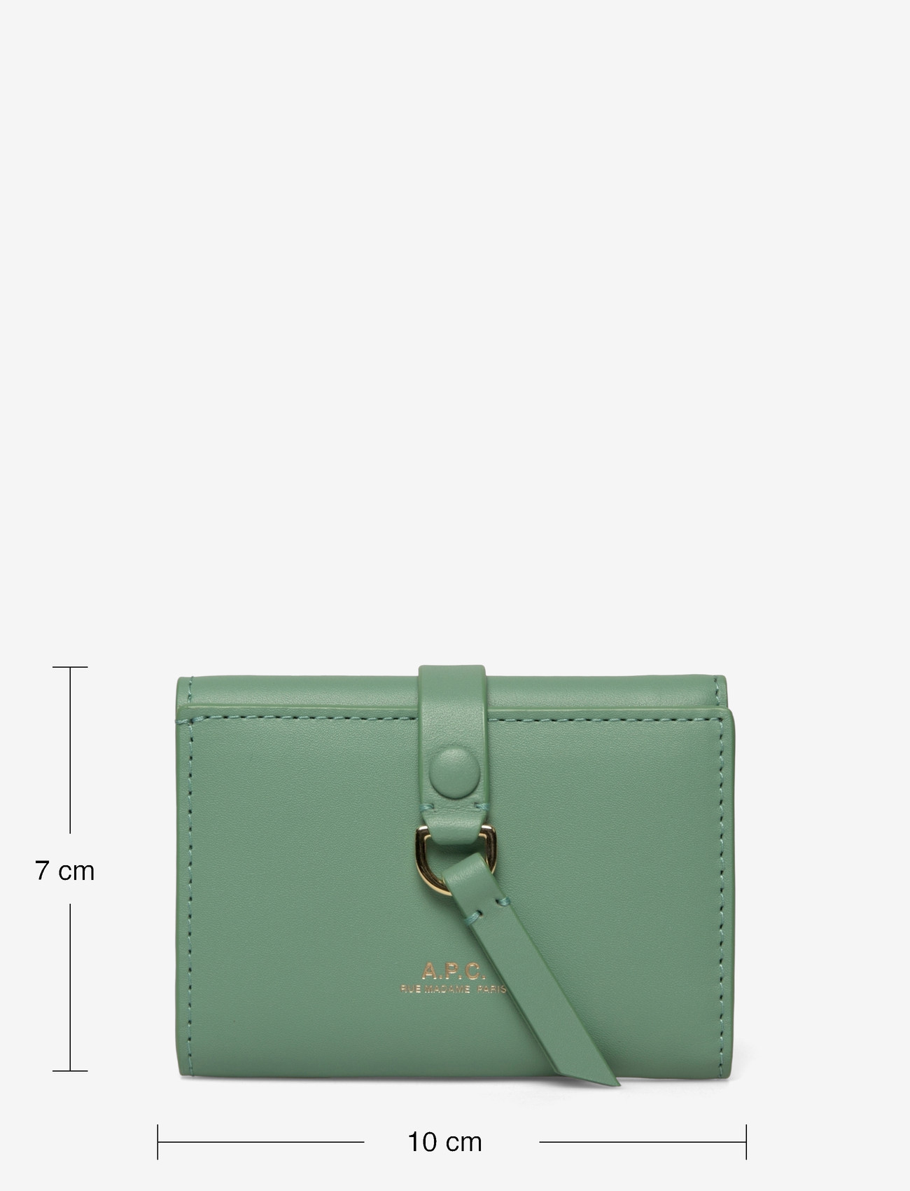 A.P.C. - trifold noa simple - portemonnaies - jade - 3