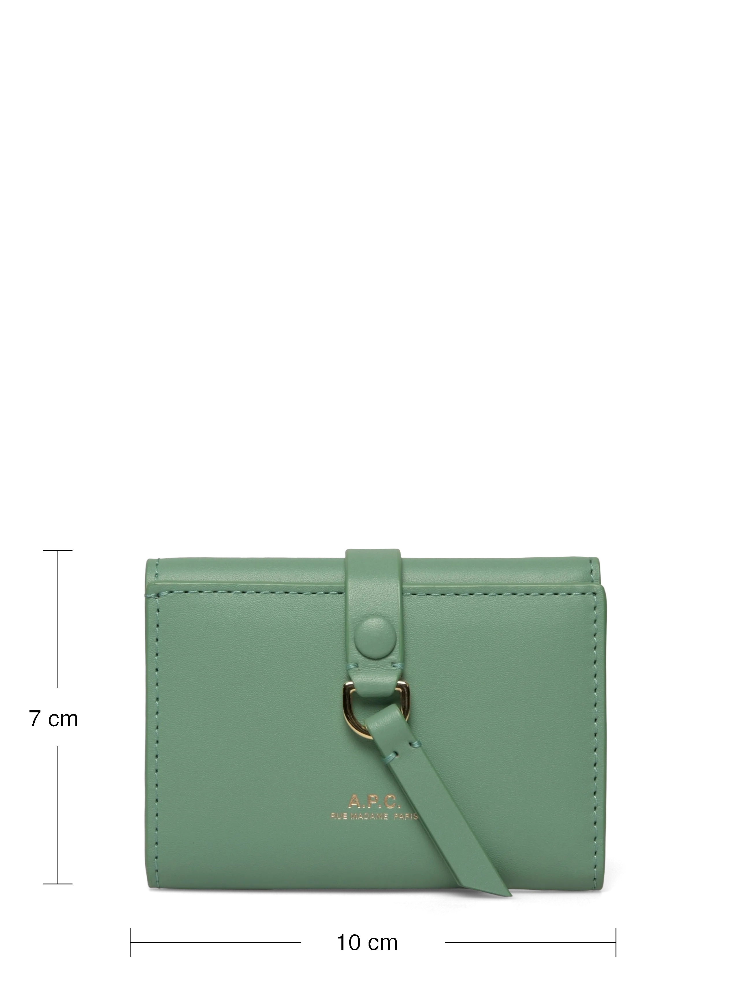 A.P.C. - trifold noa simple - punge - jade - 3