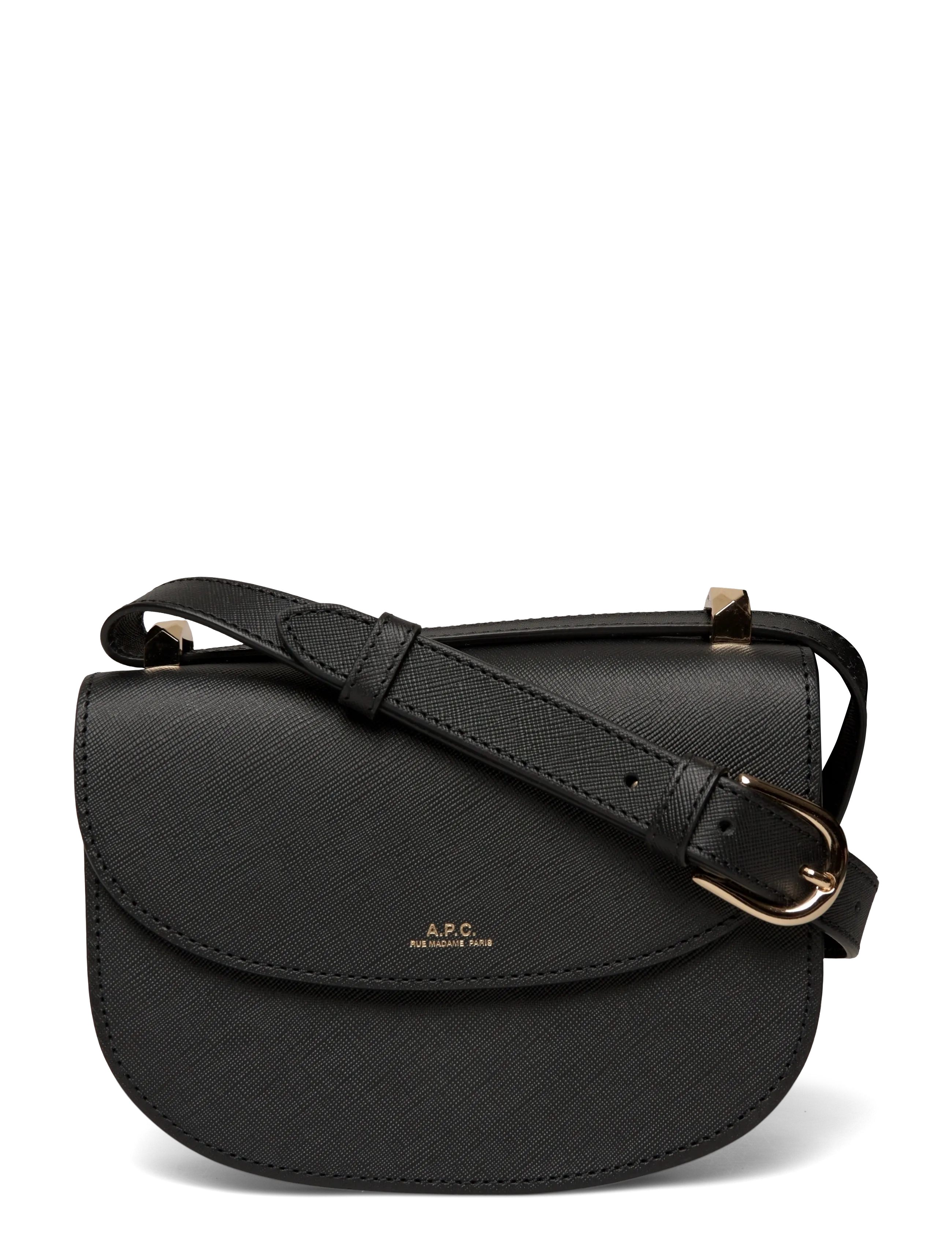 A.P.C. Sac Geneve Mini, Kvinder, Mini Crossbody Taske, Sort, Str: ONE SIZE
