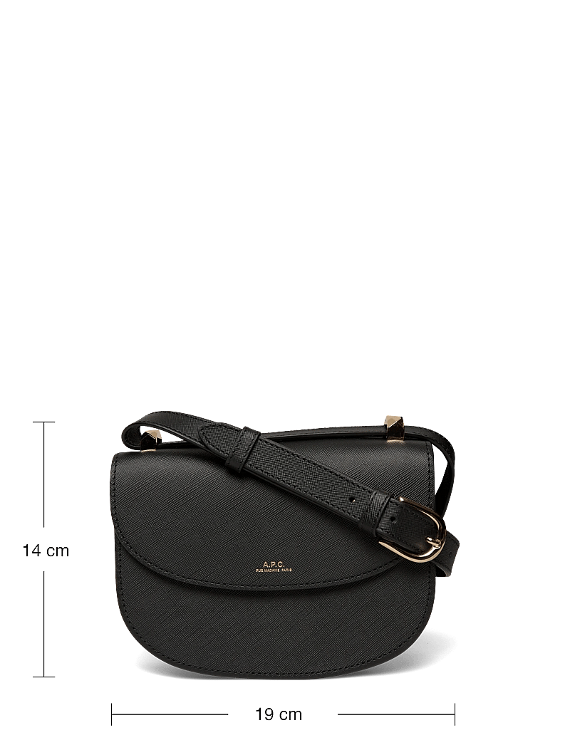 A.P.C. - sac geneve mini - umhängetaschen - noir - 3