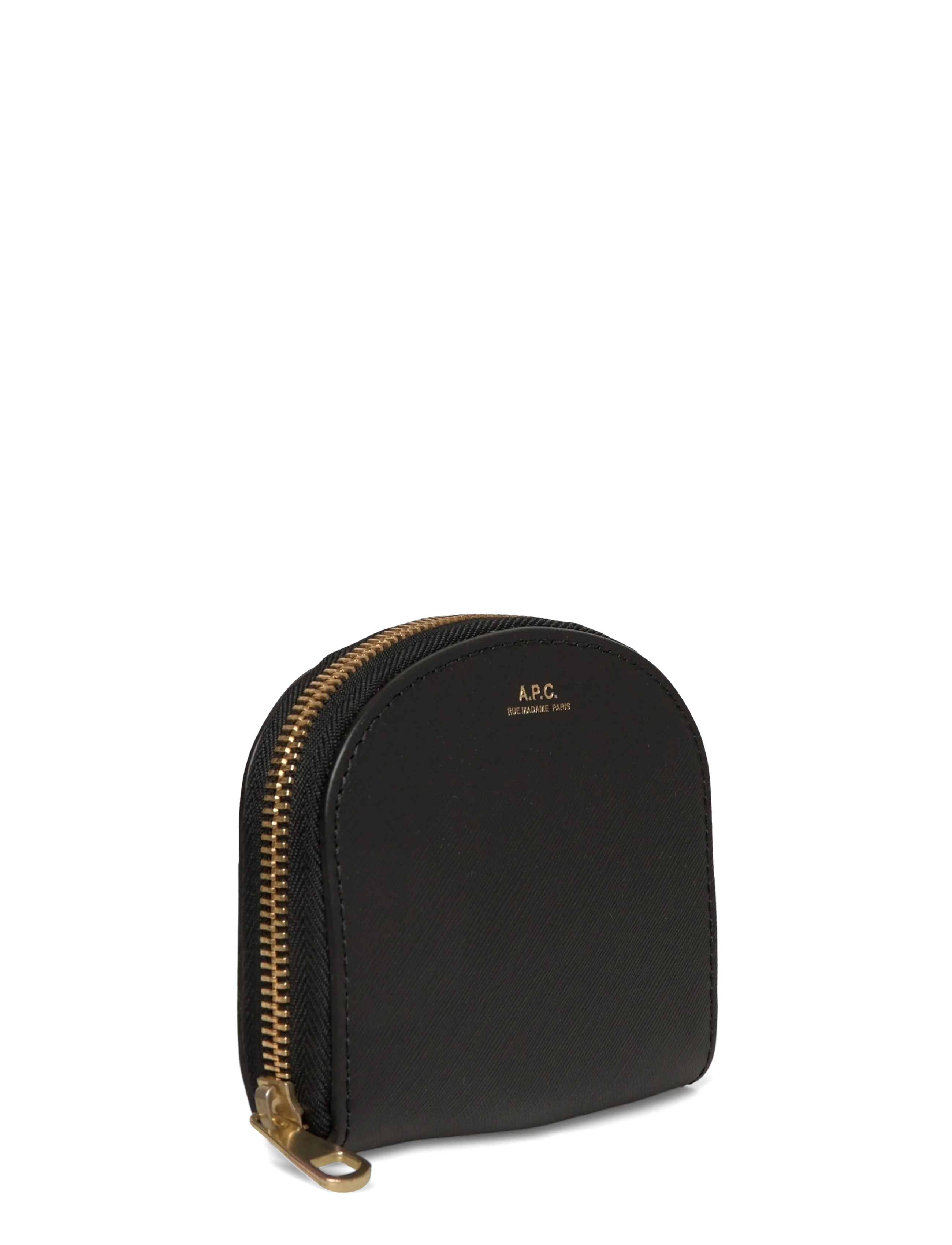 A.P.C. - compact demi-lune - portfele - noir - 2
