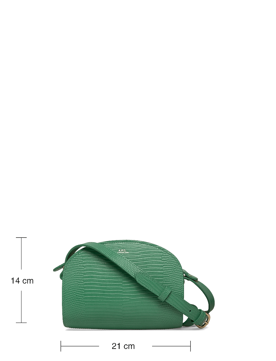 A.P.C. - sac demi-lune mini - modetrends - vert sorbet - 3