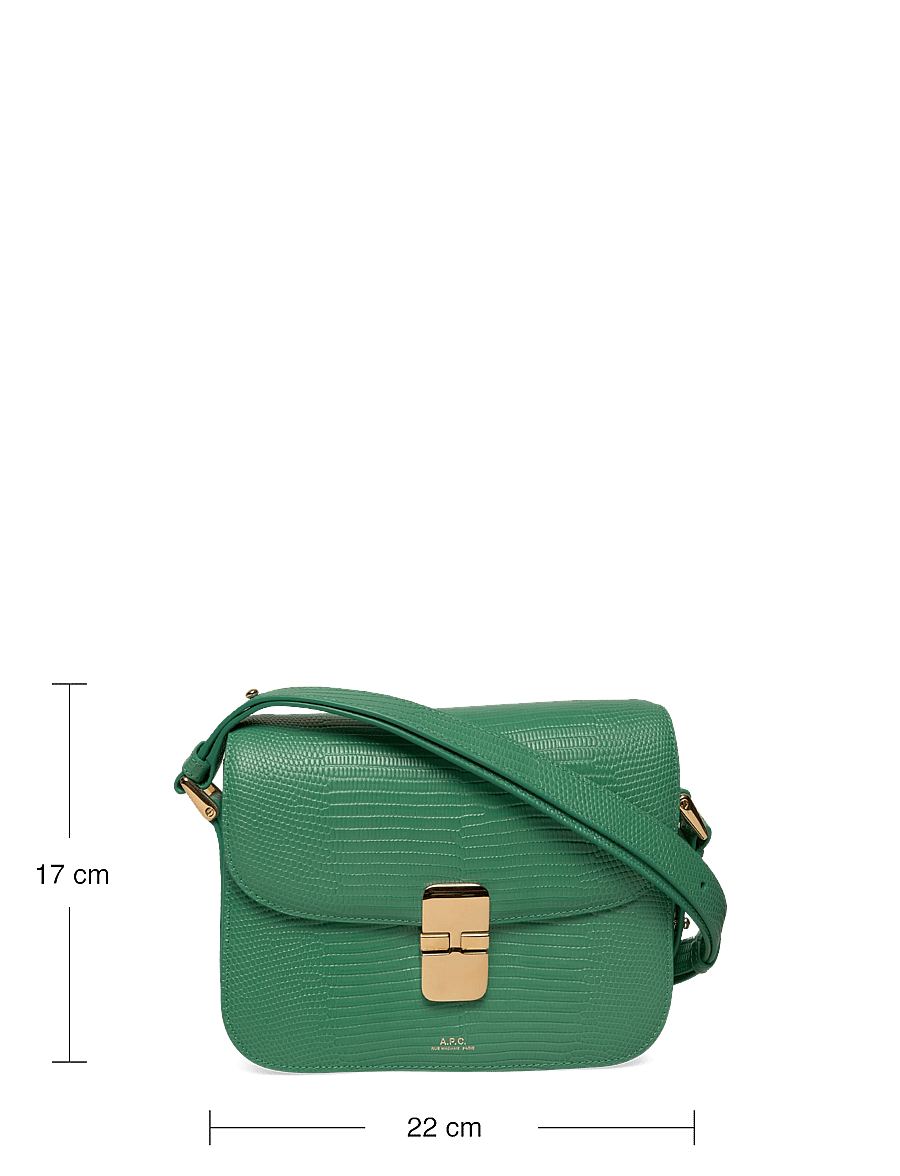 A.P.C. - sac grace small - Üleõlakotid - vert sorbet - 3