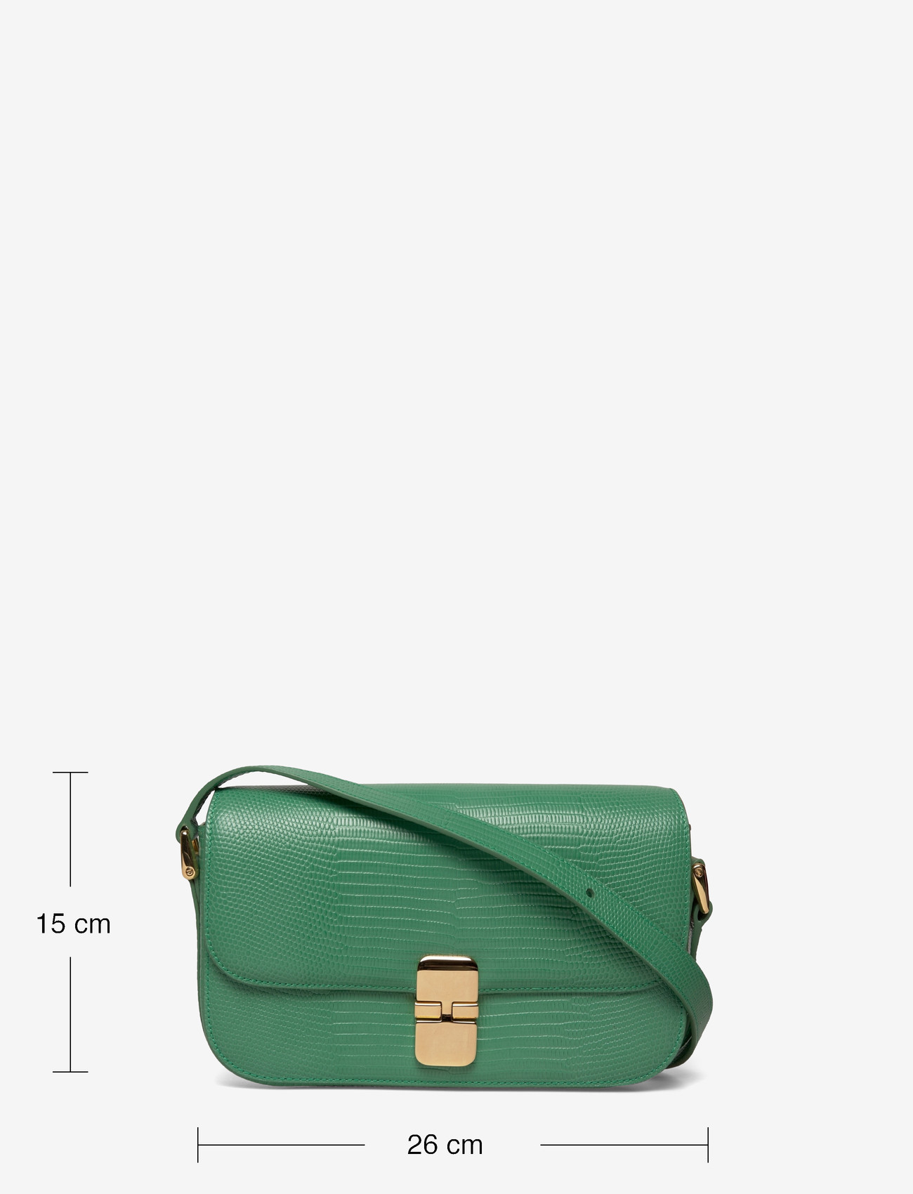 A.P.C. - sac grace shoulder - umhängetaschen - vert sorbet - 3