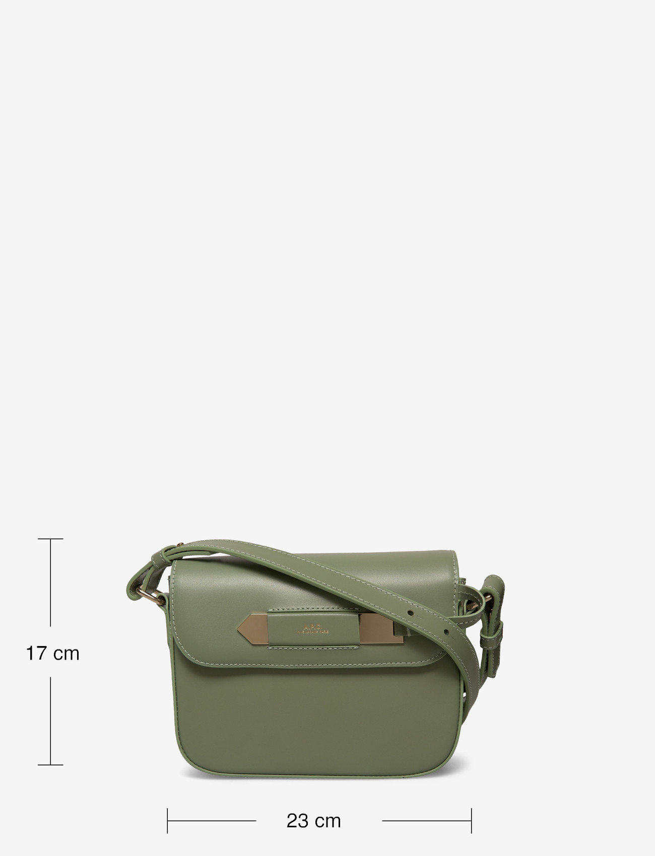 A.P.C. - sac charlotte small - crossbody bags - amande - 3