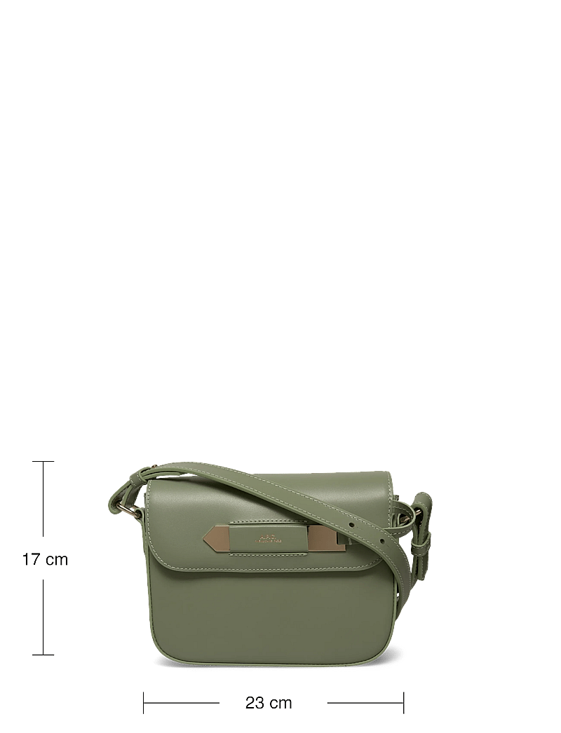 A.P.C. - sac charlotte small - umhängetaschen - amande - 3