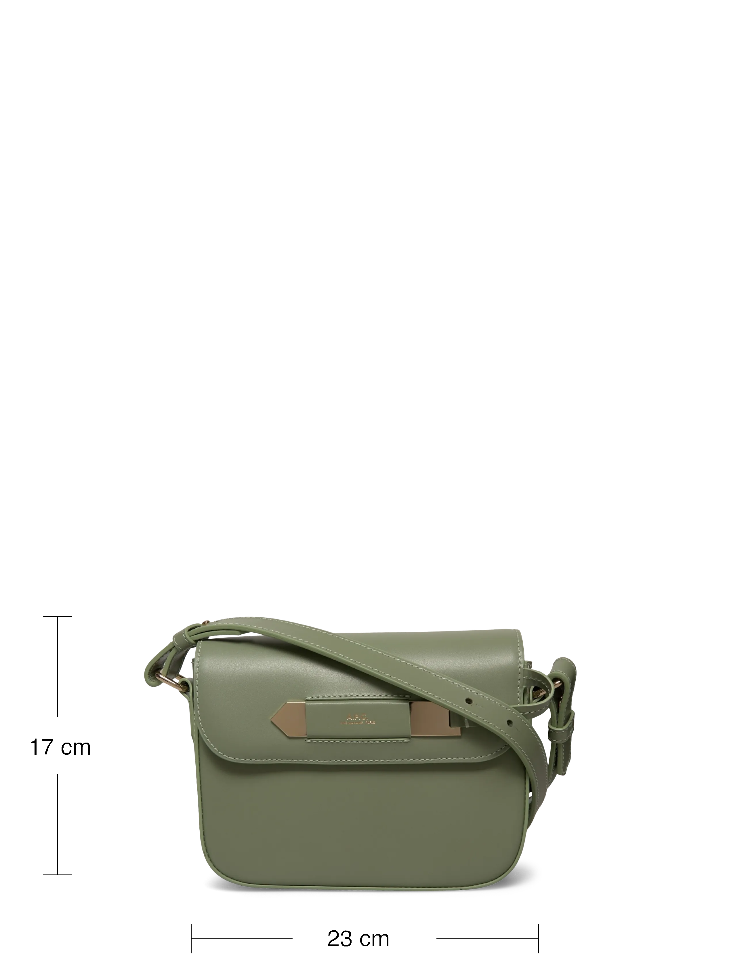 A.P.C. - sac charlotte small - crossbody bags - amande - 3