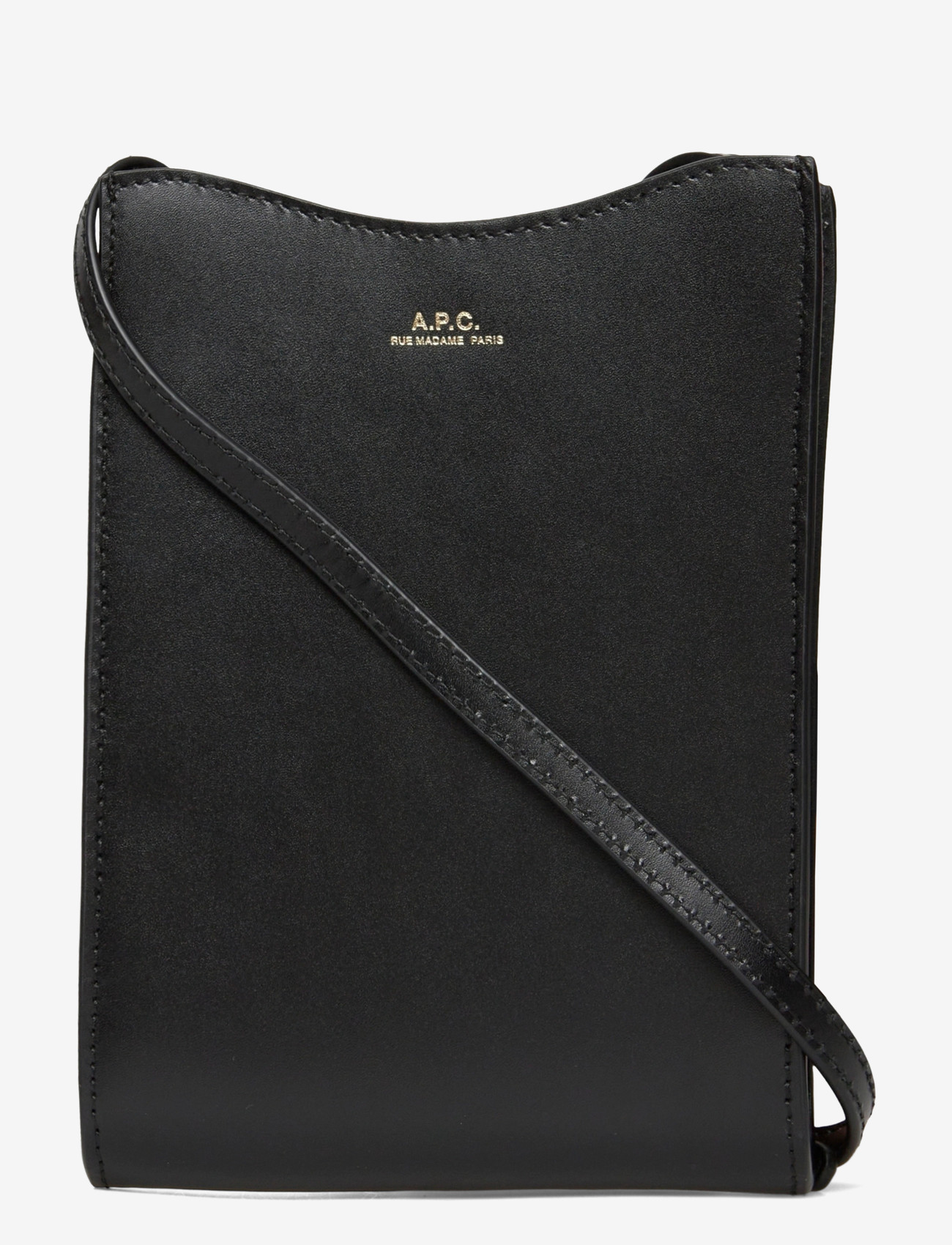 A.P.C. - neck pouch jamie - crossbody somas - noir - 0
