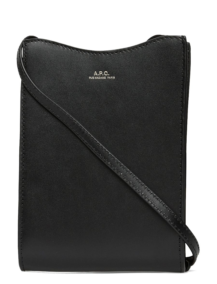 A.P.C. - neck pouch jamie - crossbody bags - noir - 0