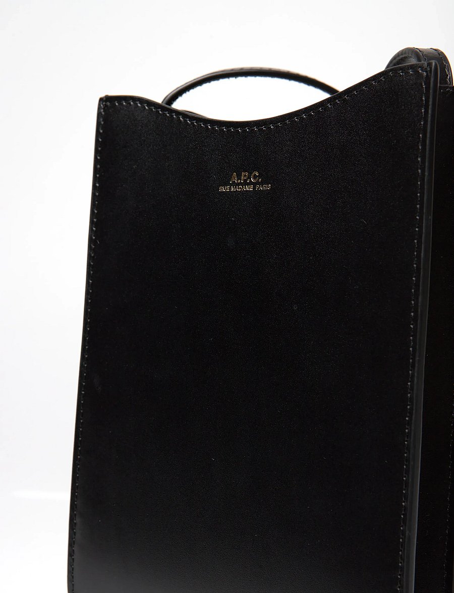 A.P.C. - neck pouch jamie - crossbody bags - noir - 4