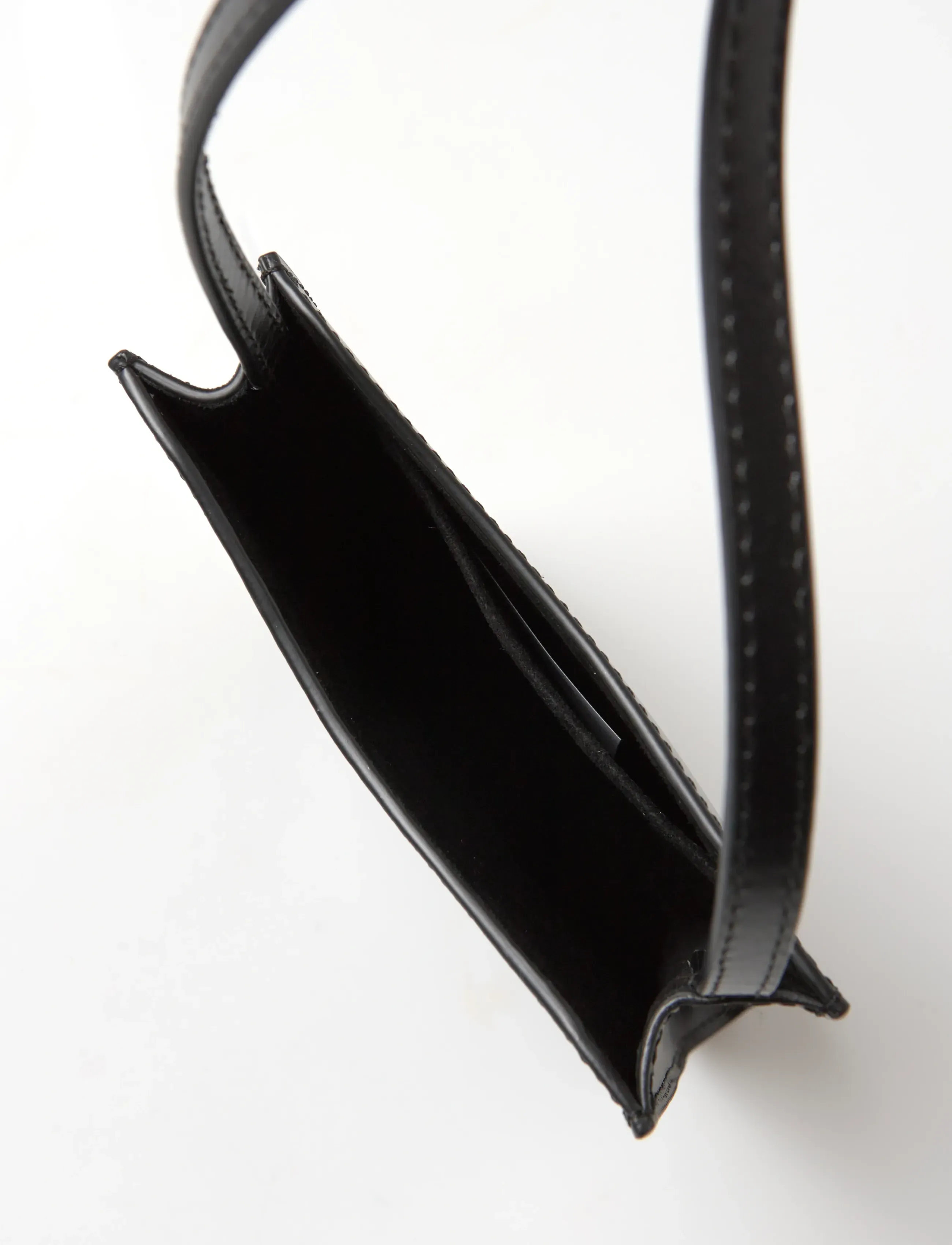 A.P.C. - neck pouch jamie - rankinės ilgu dirželiu - noir - 5