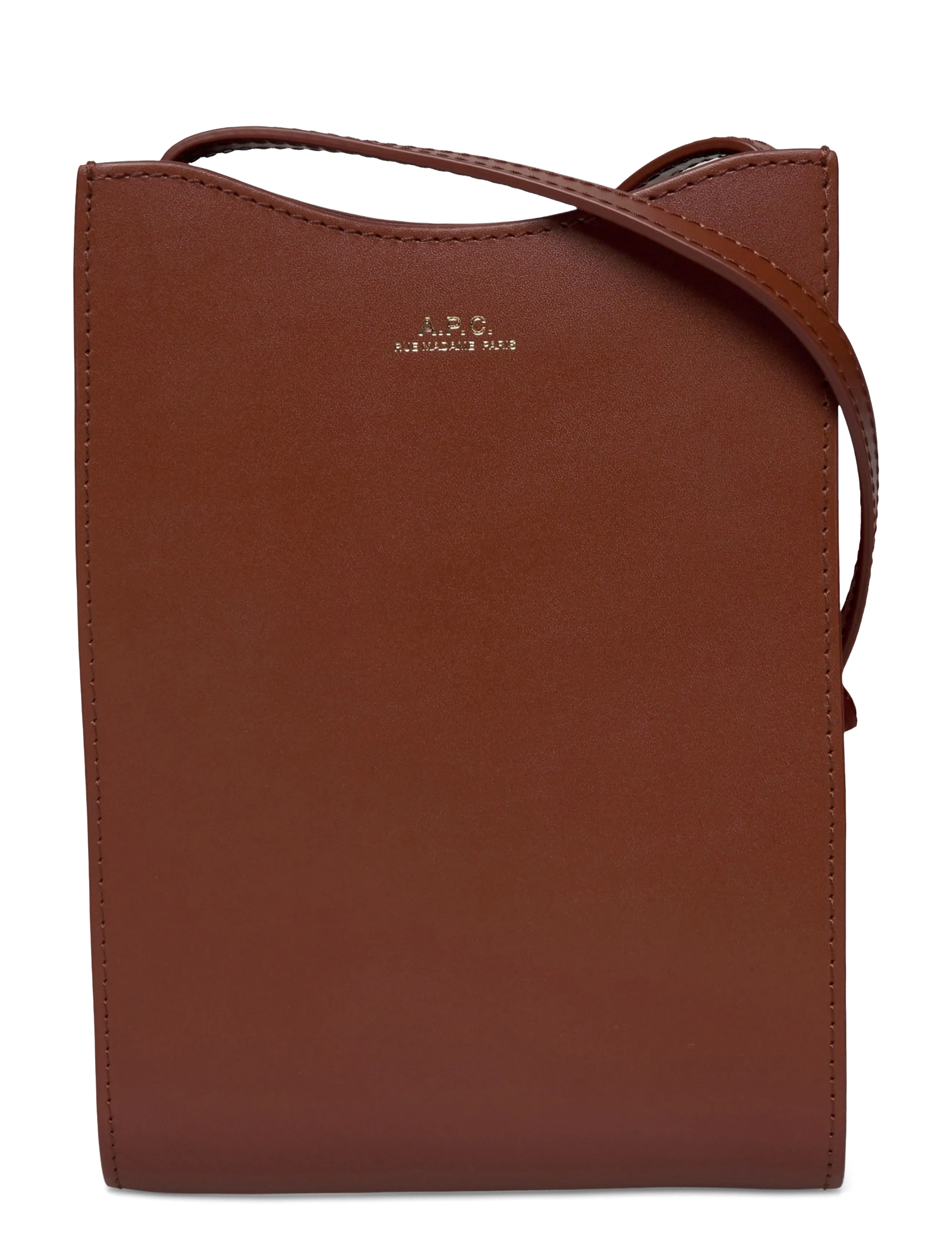 A.P.C. Neck Pouch Jamie, One Size, Bags, Braun - Top Handle Frauen
