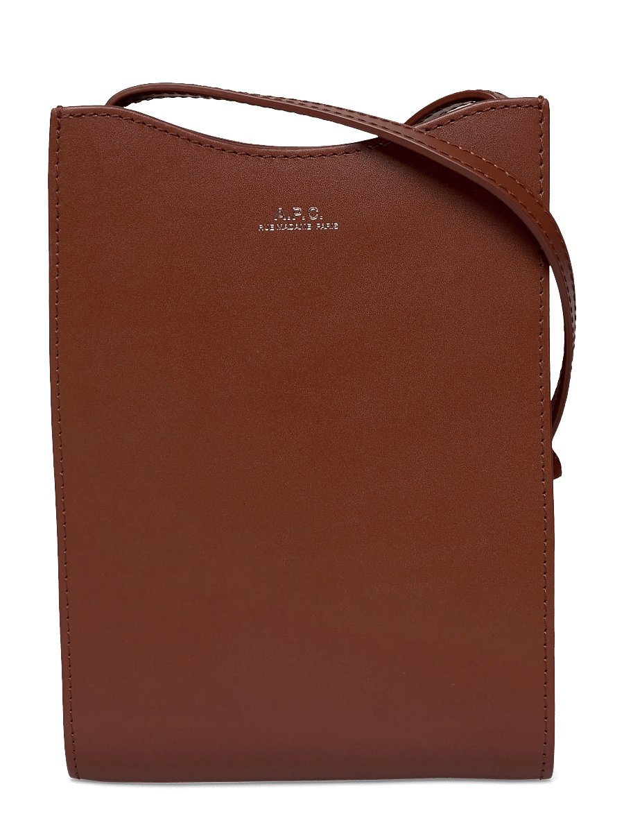 A.P.C. - neck pouch jamie - crossbody bags - noisette - 0
