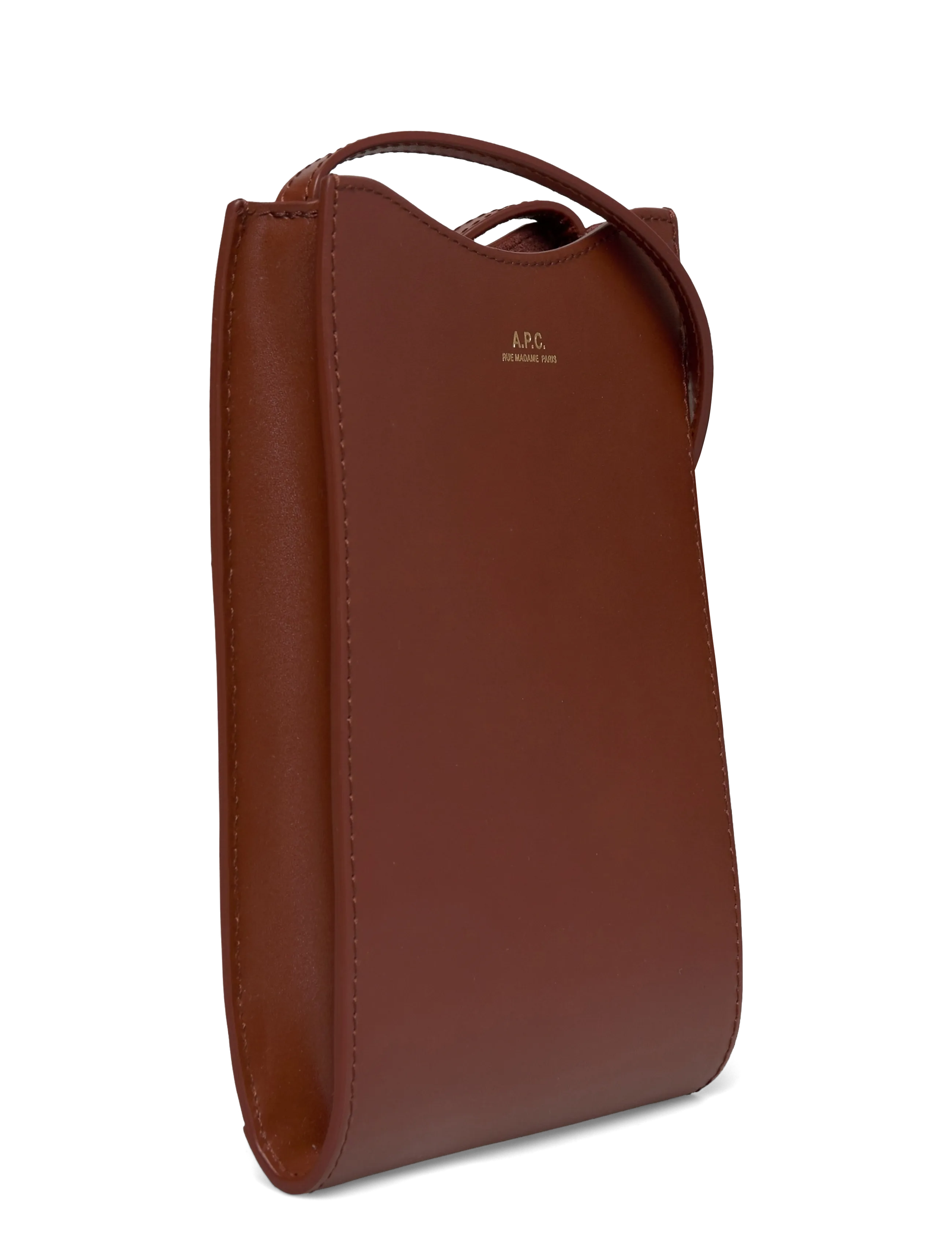 A.P.C. - neck pouch jamie - crossbody somas - noisette - 2