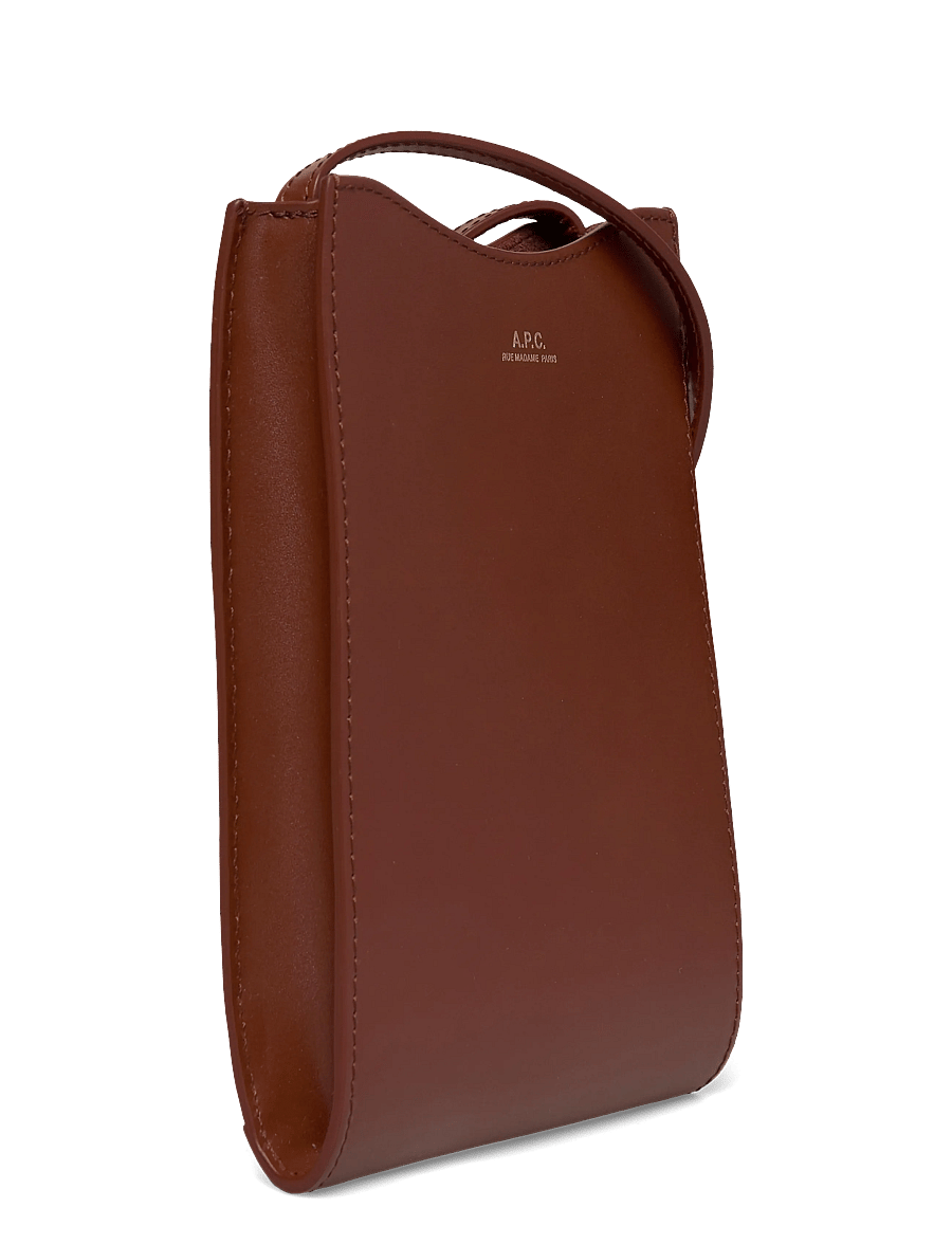 A.P.C. - neck pouch jamie - crossbody bags - noisette - 2