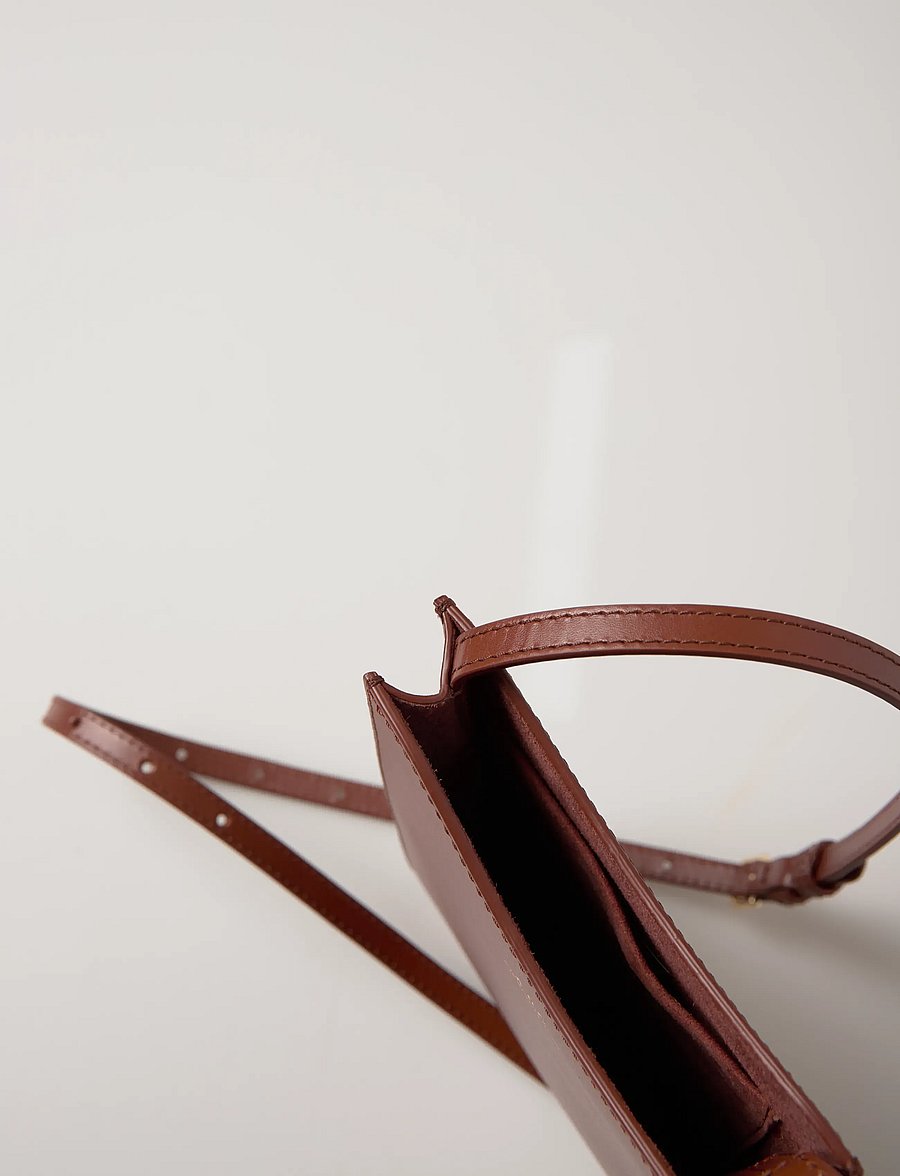 A.P.C. - neck pouch jamie - crossbody bags - noisette - 5