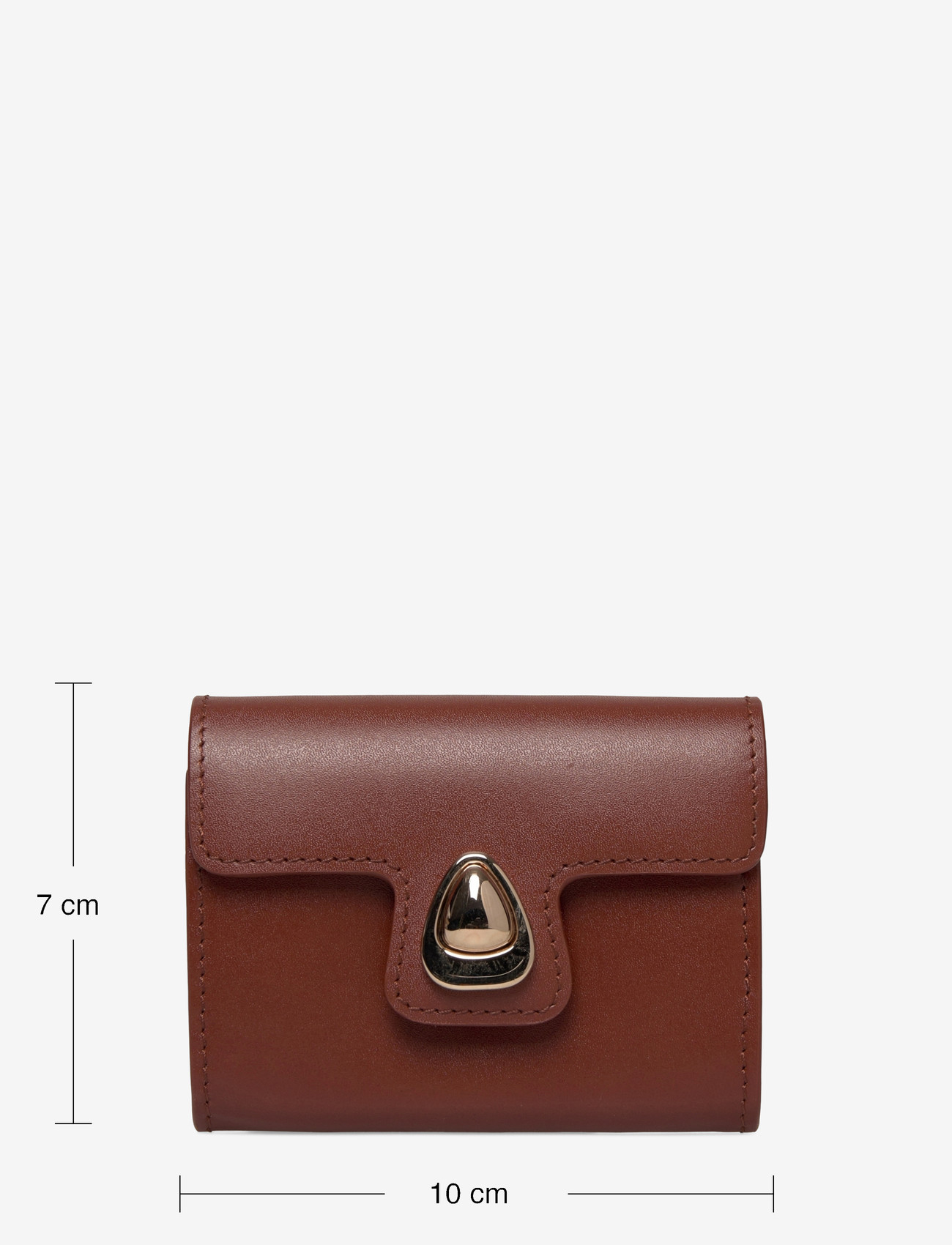 A.P.C. - compact astra - portemonnaies - noisette - 3