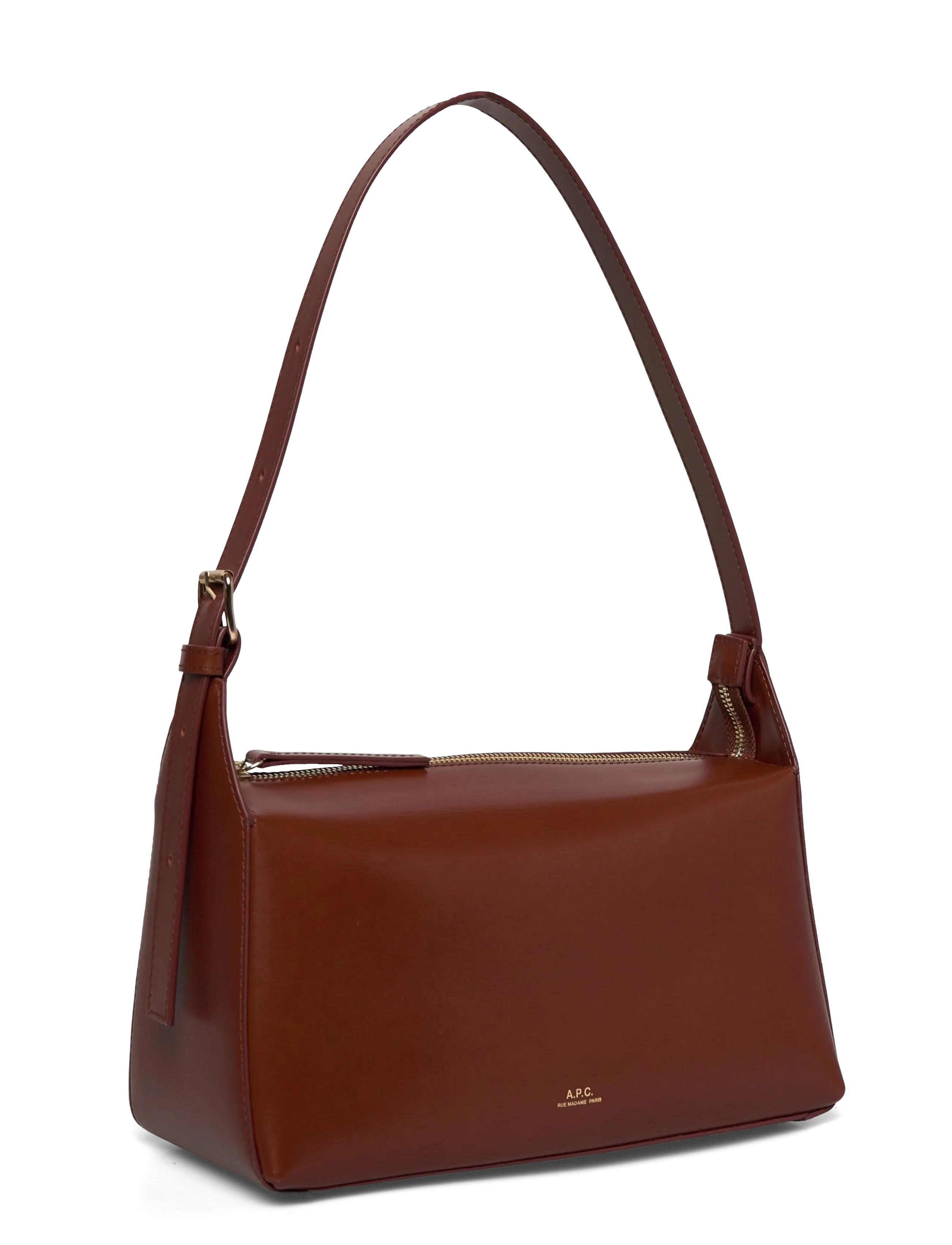 A.P.C. - sac virginie shoulder - sacs à bandoulière - noisette - 2