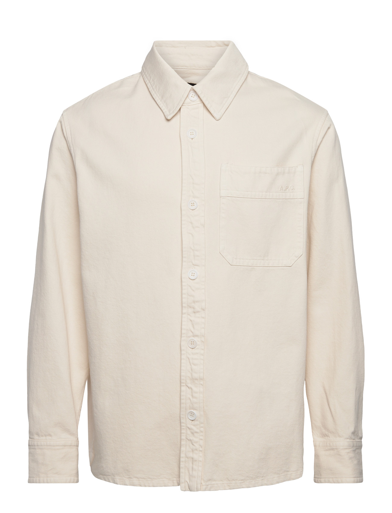 A.P.C. Overshirt Basile Brodee Poitrine - Beige - S 2