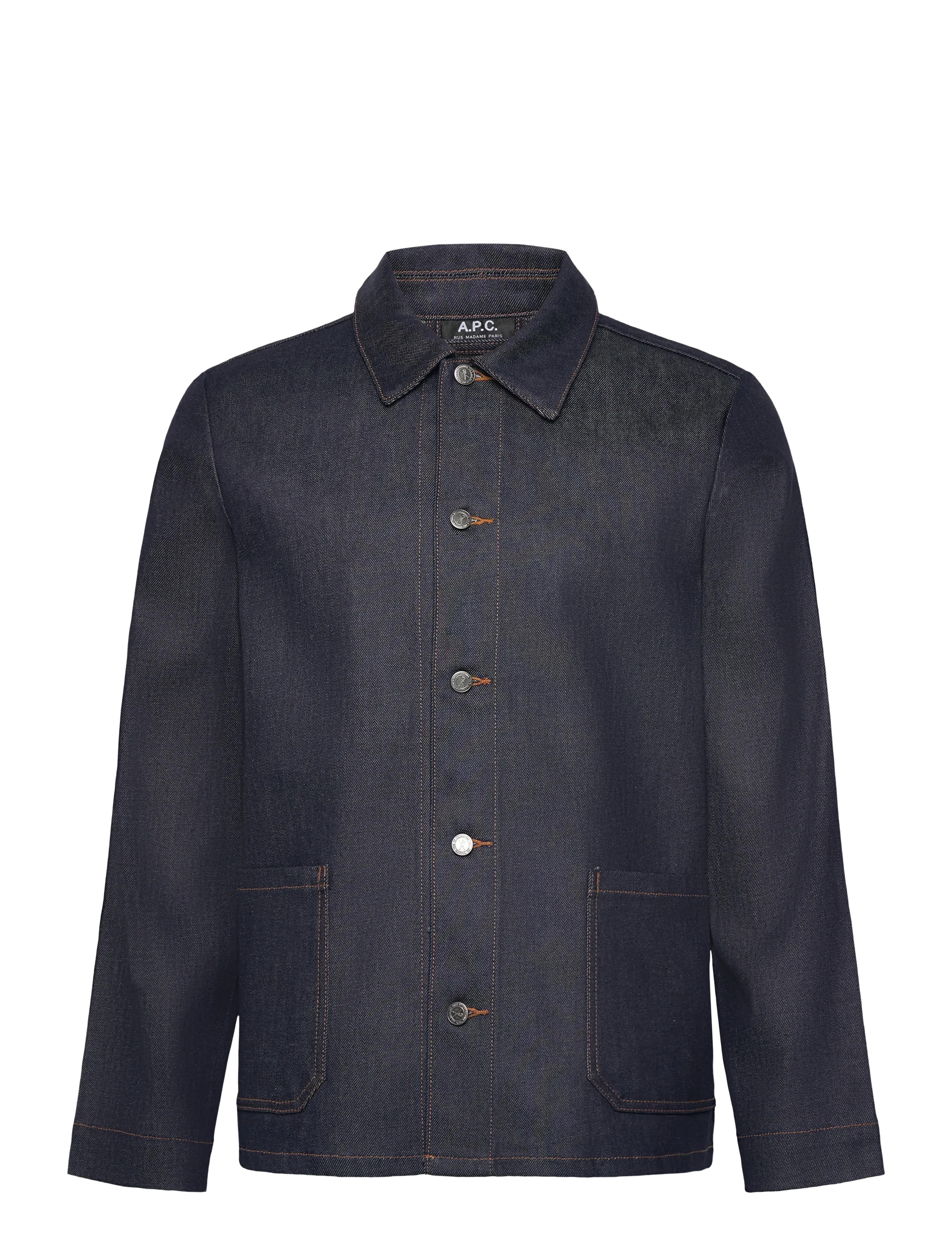 A.P.C. Jacket Kerlouan, XXL, Navy, Denim > Unlined Denim Jackets, Herre