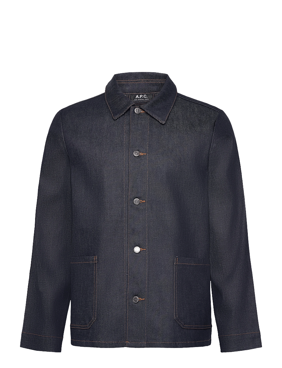 A.P.C. - Jacket Kerlouan - ungefütterte denimjacken - indigo - 0