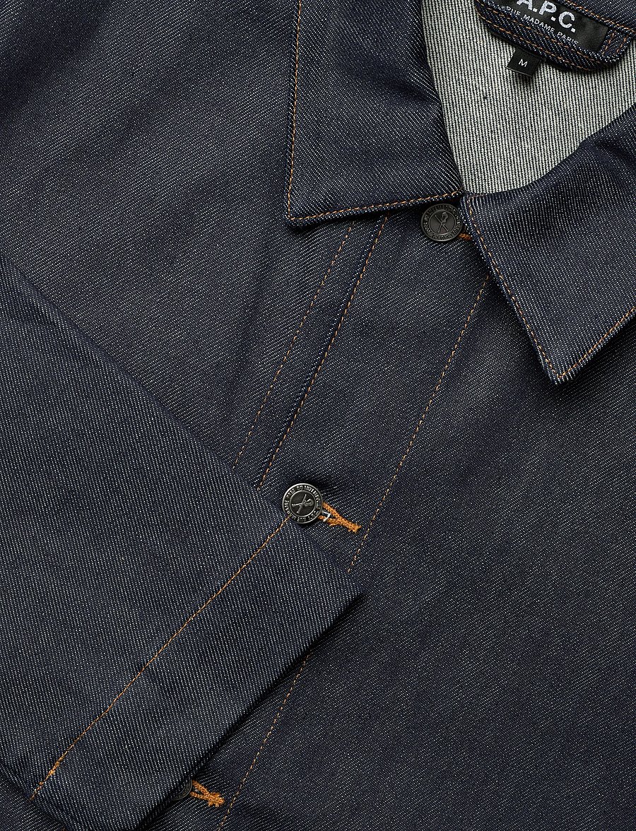 A.P.C. - Jacket Kerlouan - ungefütterte denimjacken - indigo - 2