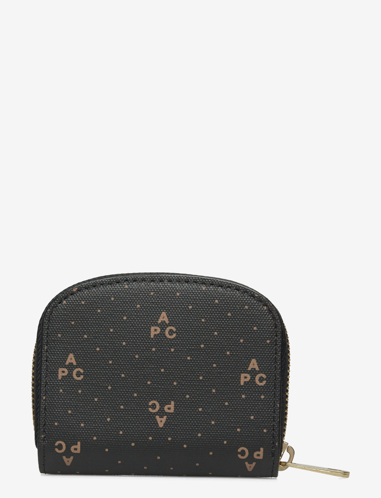A.P.C. - COMPACT DEMI-LUNE MINI - portemonnaies - noir - 1