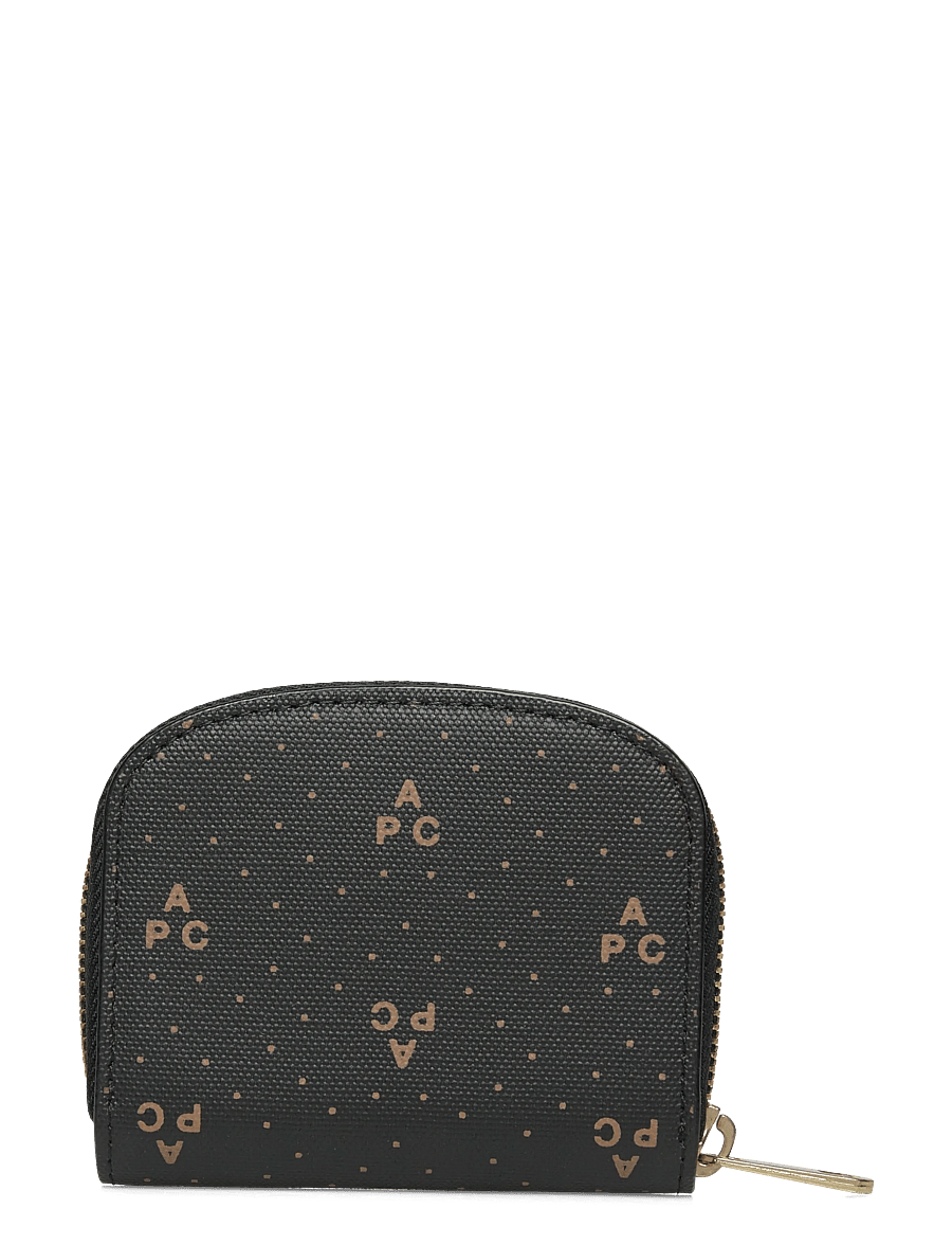 A.P.C. - COMPACT DEMI-LUNE MINI - portemonnaies - noir - 1