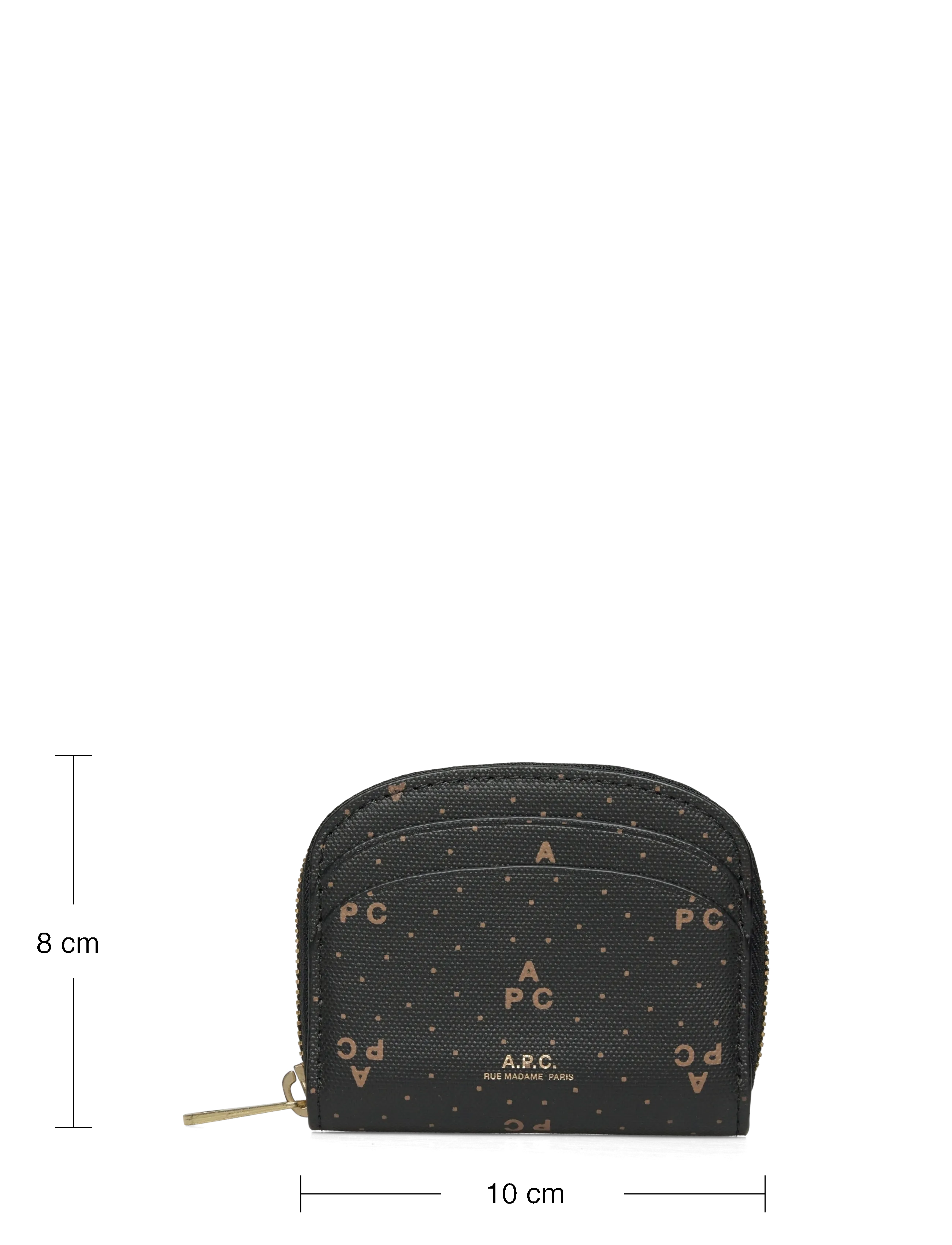 A.P.C. - COMPACT DEMI-LUNE MINI - purses - noir - 3