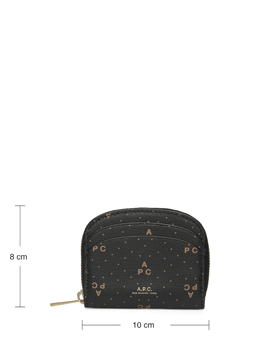 A.P.C. - COMPACT DEMI-LUNE MINI - portemonnaies - noir - 3