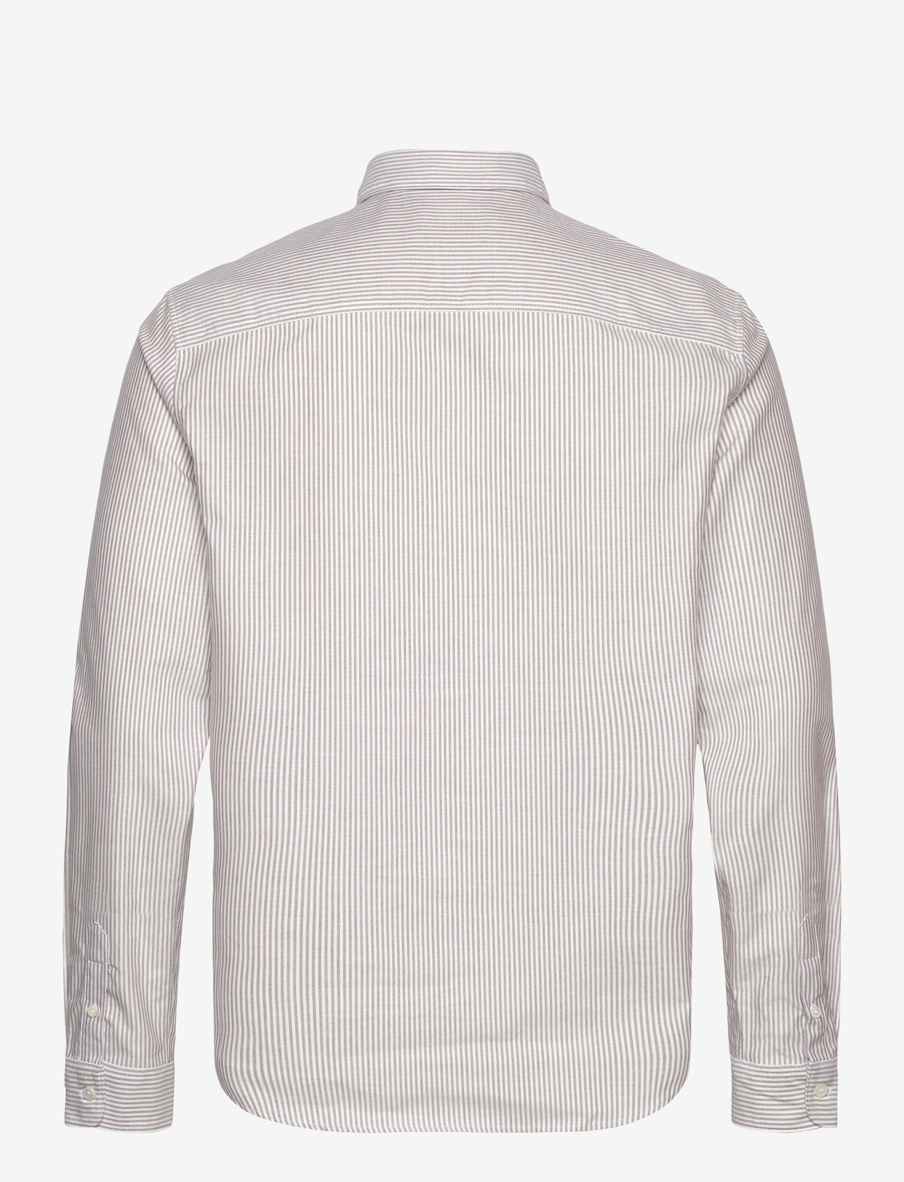 A.P.C. - Shirt Greg Logo - randiga skjortor - bordeaux - 1