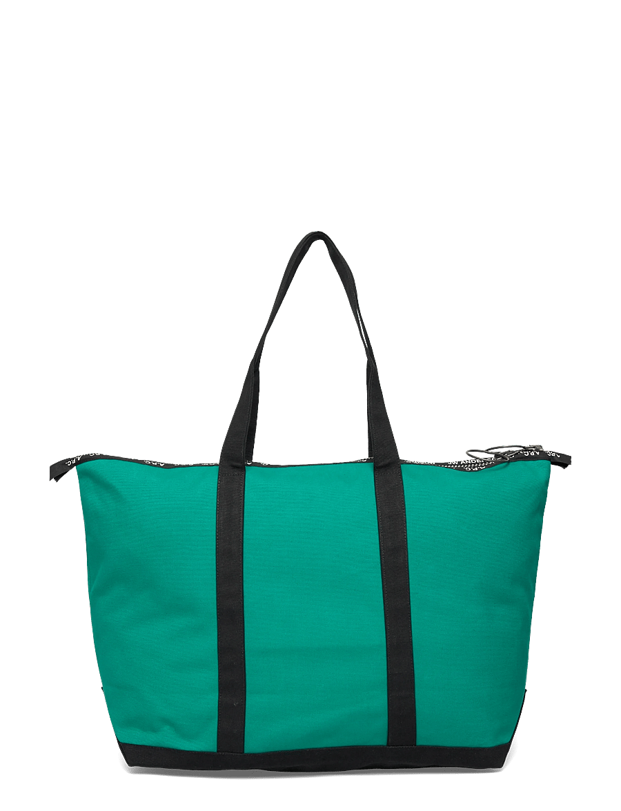 A.P.C. - TOTE ZIPPE JWA - tote bags - vert - 1