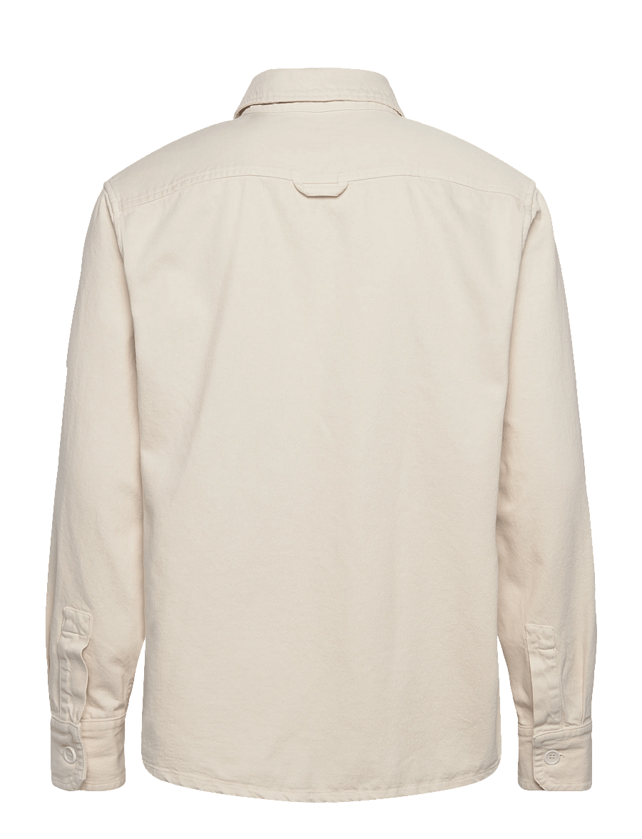 A.P.C. - Overshirt basile brodee poitrine - casual hemden - creme - 1