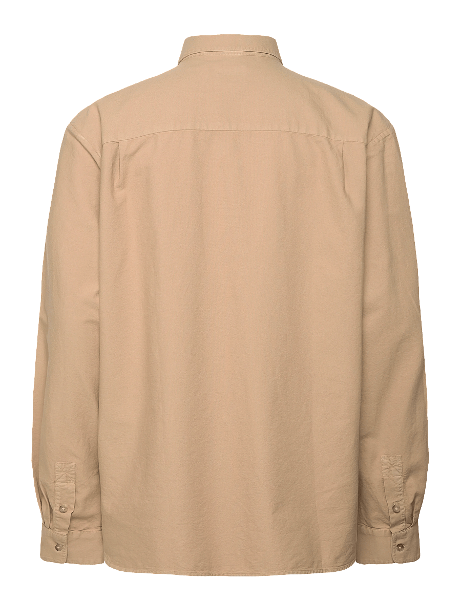 A.P.C. - Shirt Mateo Logo - freizeithemden - beige fonce/marron - 1