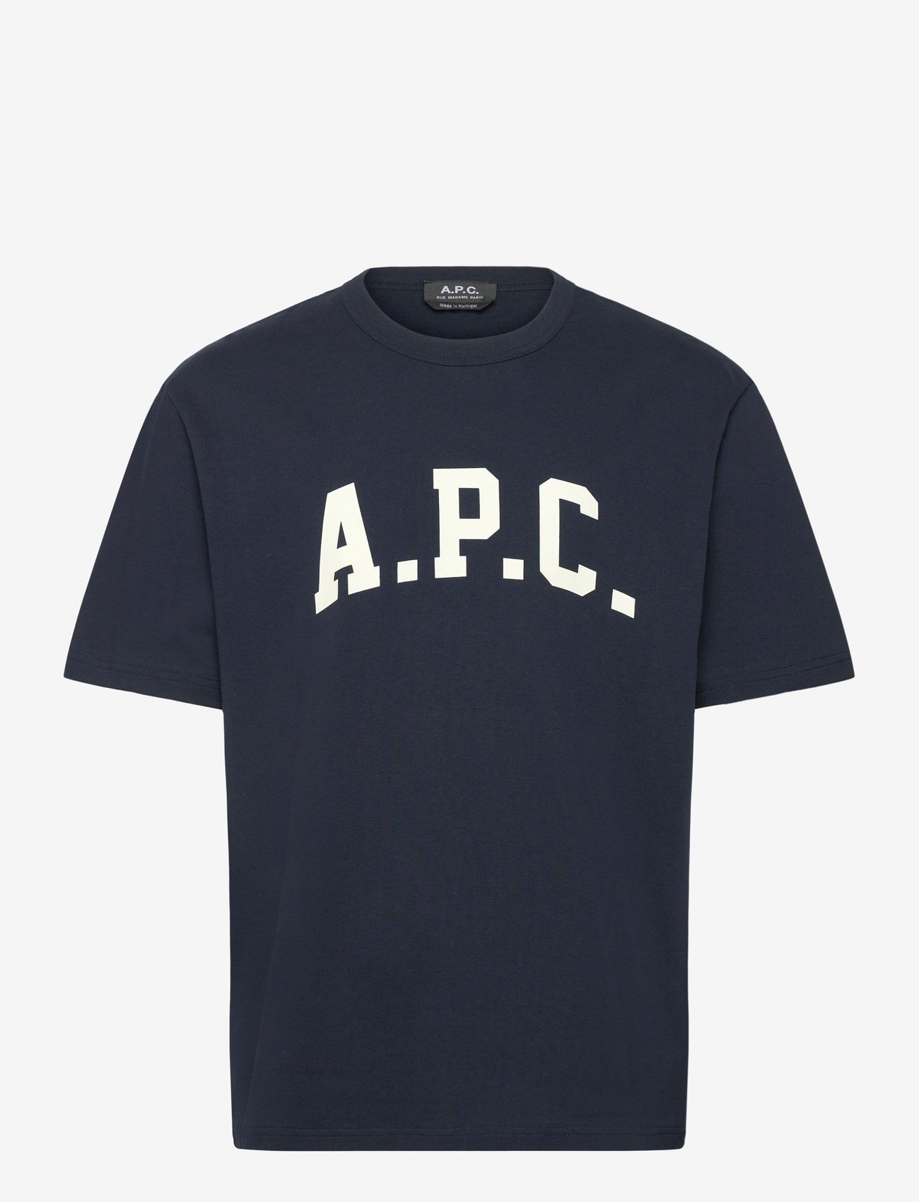 A.P.C. - T-shirt marcus - lühikeste varrukatega t-särgid - dark navy/ecru - 0