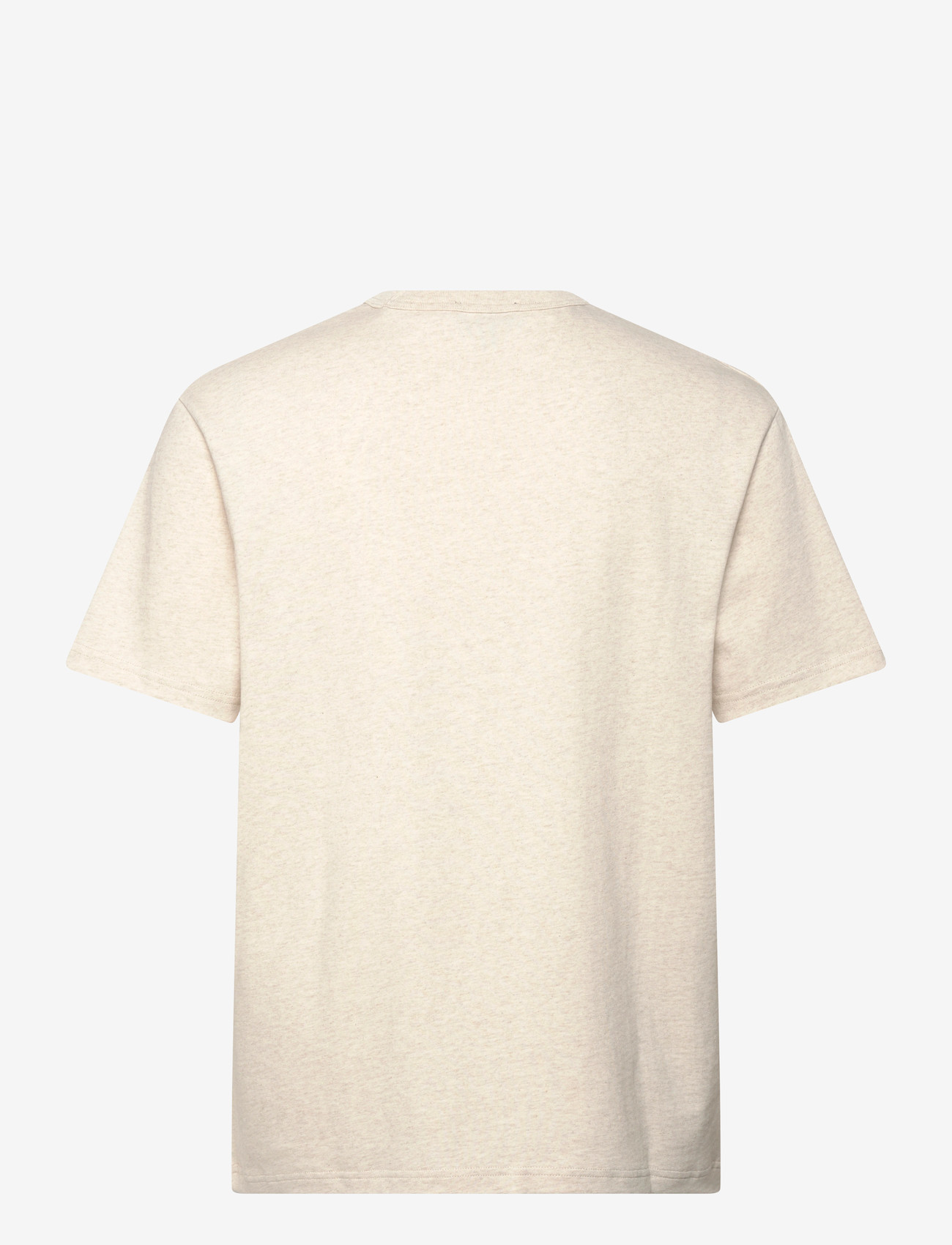 A.P.C. - T-shirt marcus - kortærmede t-shirts - ecru chine / rouge - 1