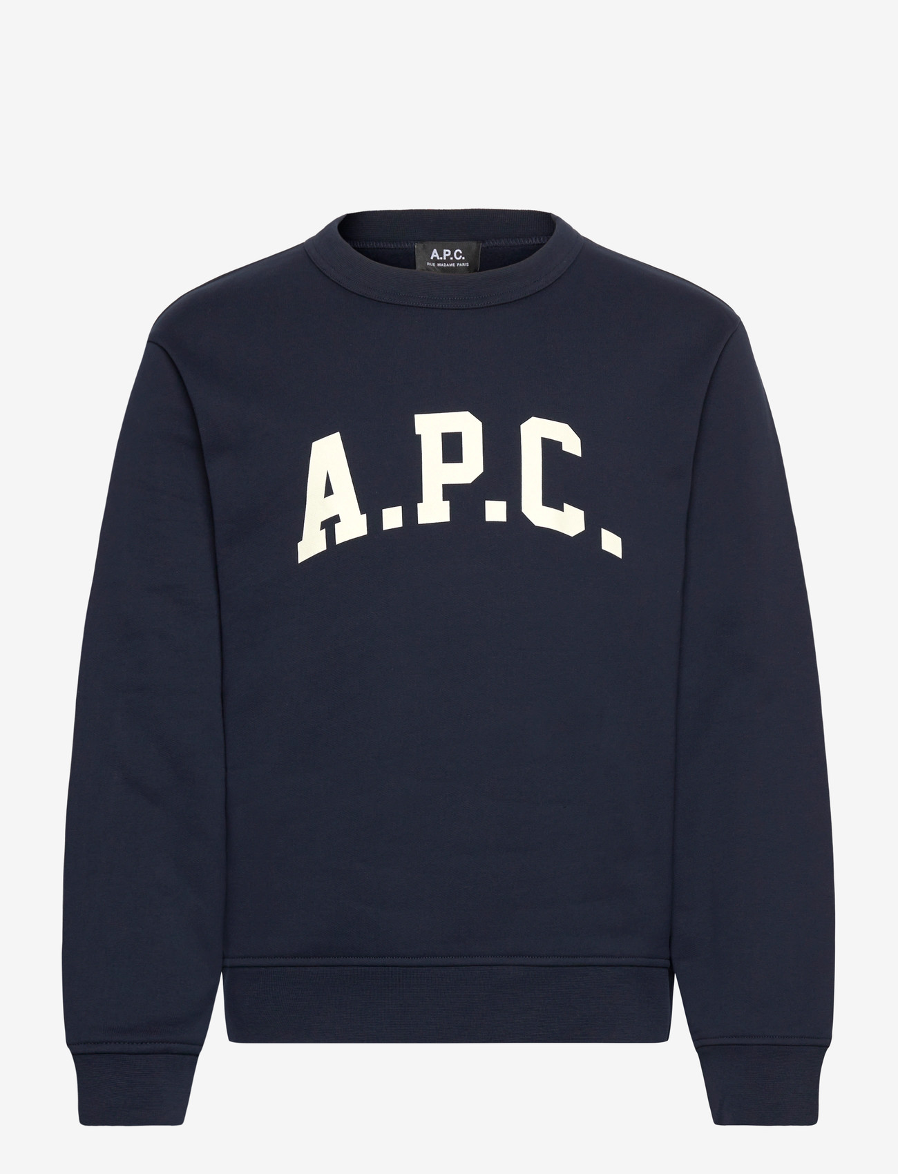 A.P.C. - Sweatshirt Harris - sweatshirts - dark navy/ecru - 0