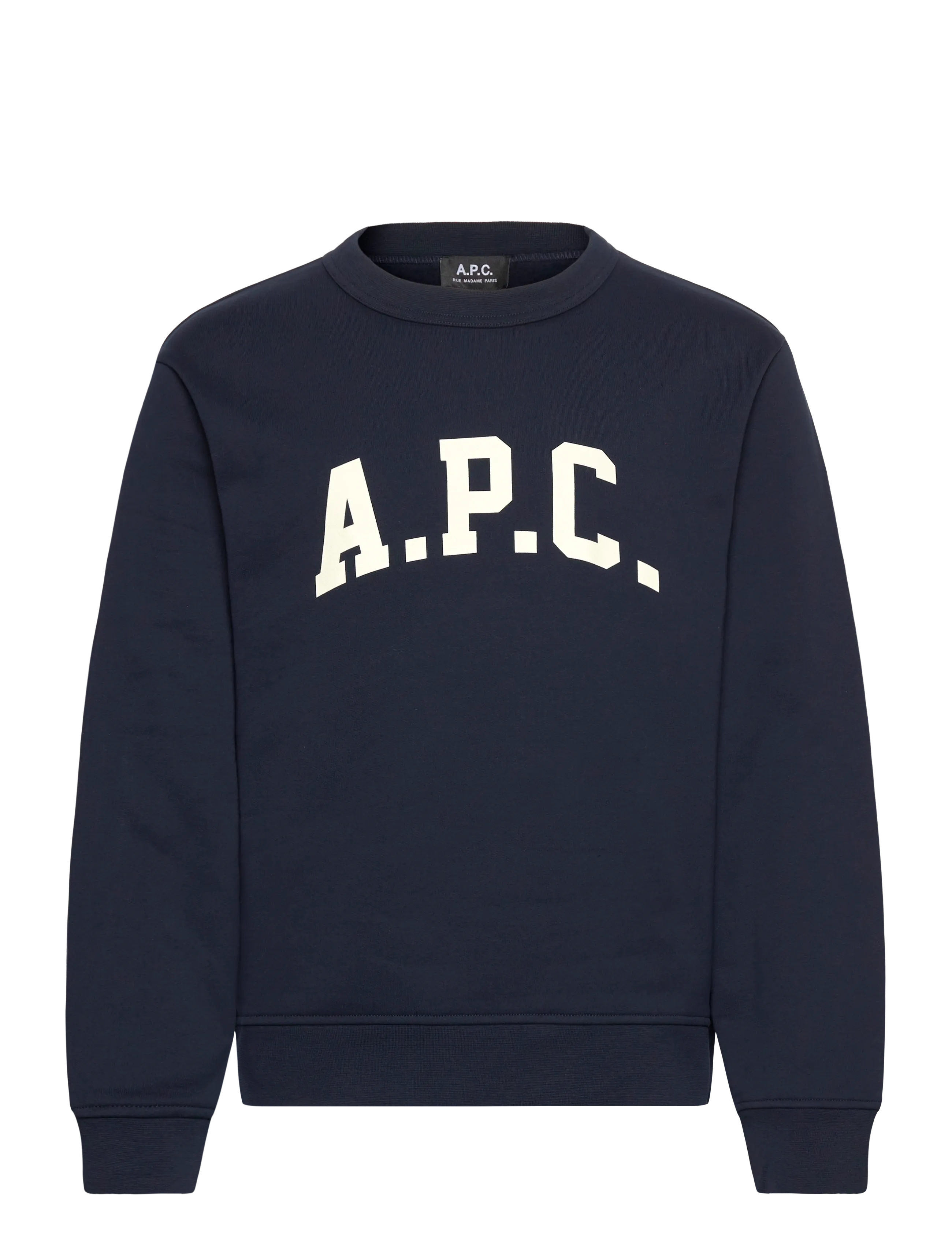 A.P.C. Sweatshirt Harris - Kläder - DARK NAVY/ECRU / navy