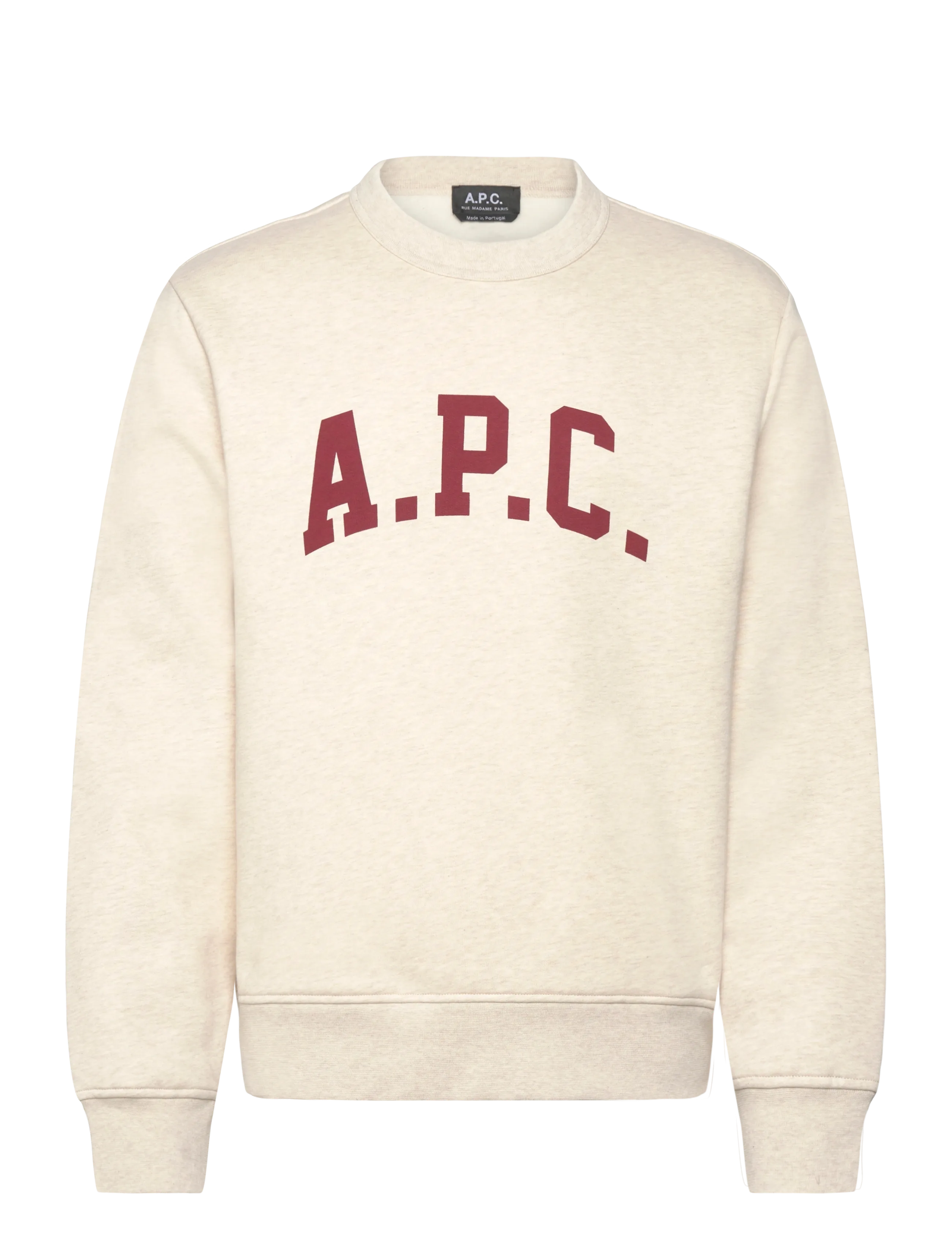 A.P.C. Sweatshirt Harris - Sweatshirts & hættetrøjer - ECRU CHINE / ROUGE / cream