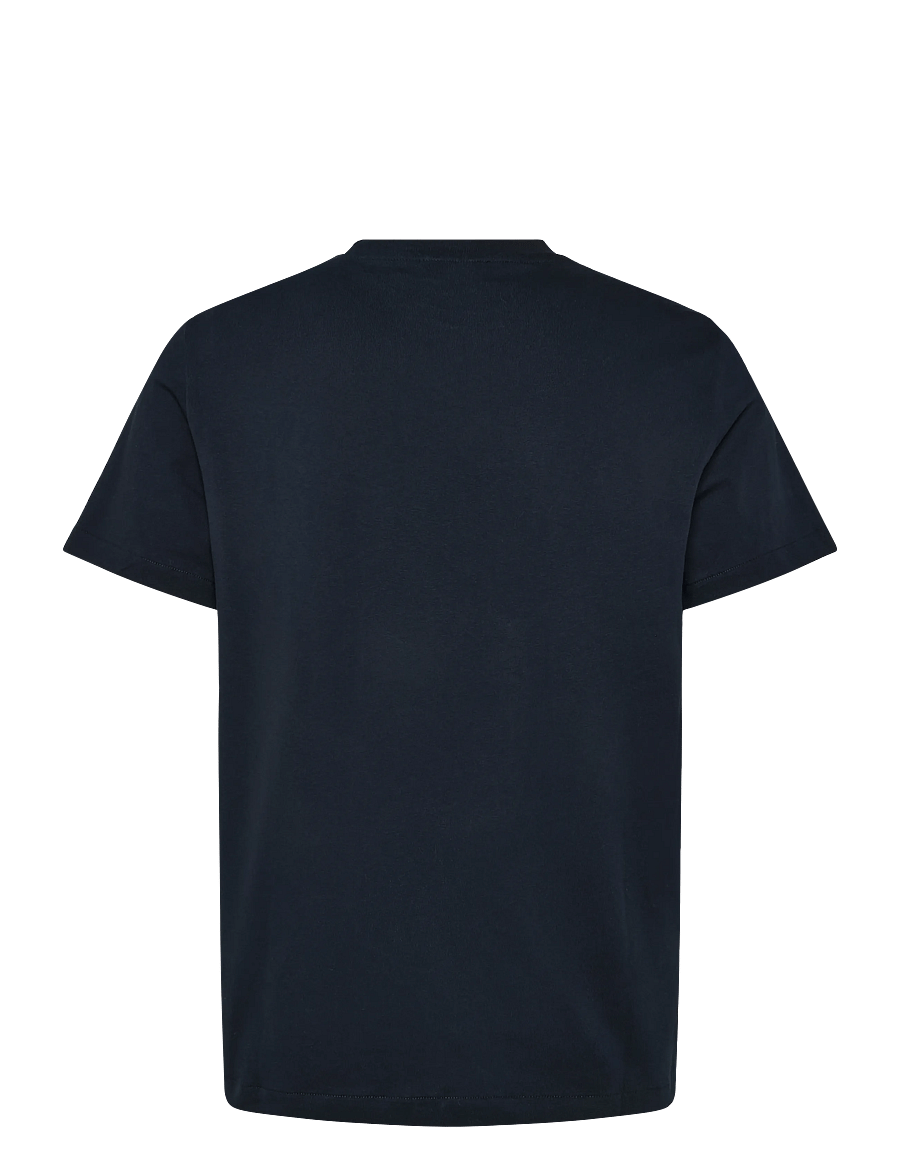 A.P.C. - t-shirt standard rue madame GOTS - kurzärmelige t-shirts - dark navy/ecru - 1