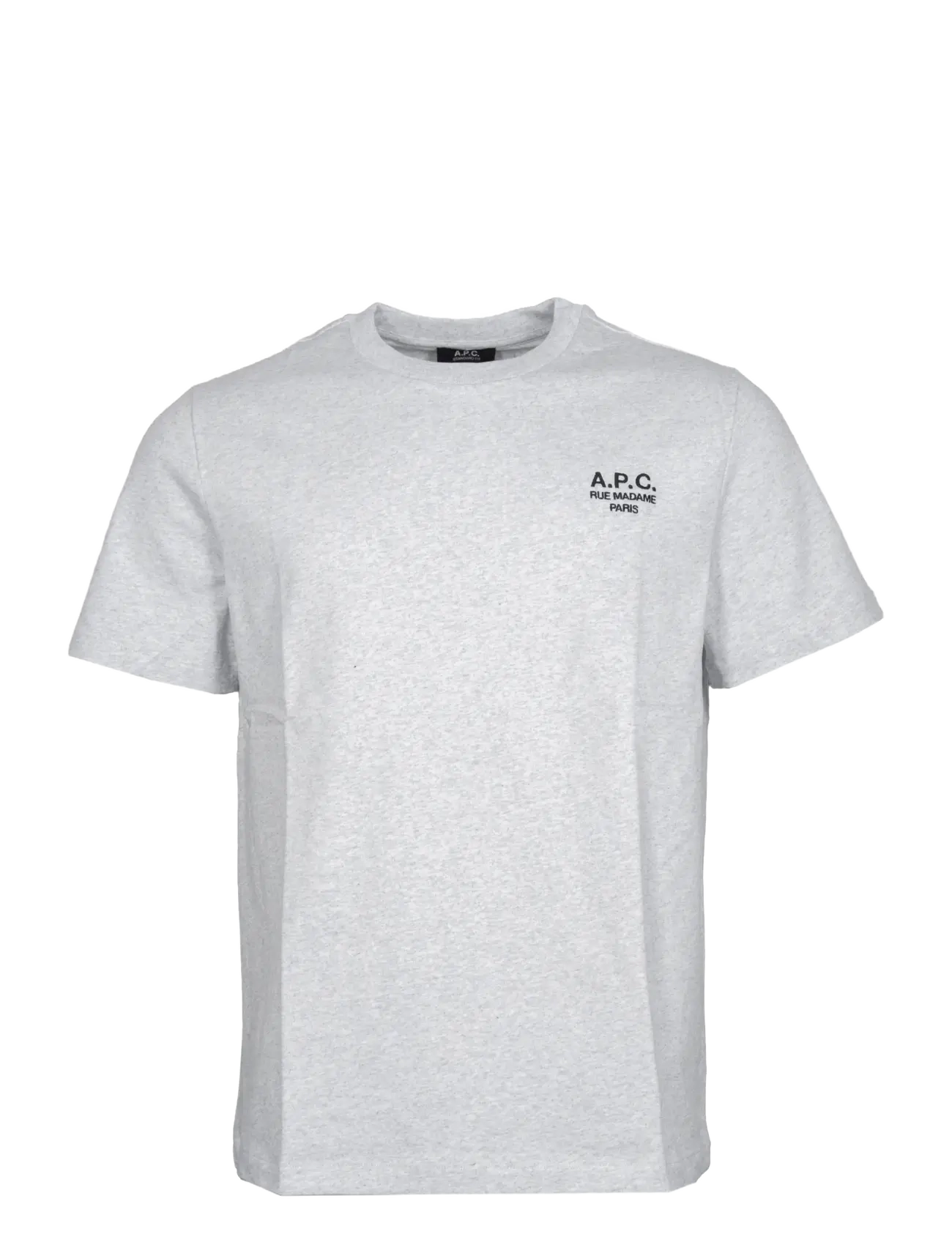 A.P.C. t-shirt standard rue madame GOTS - Tänavastiil - HEATHERED GREY/BLACK / grey