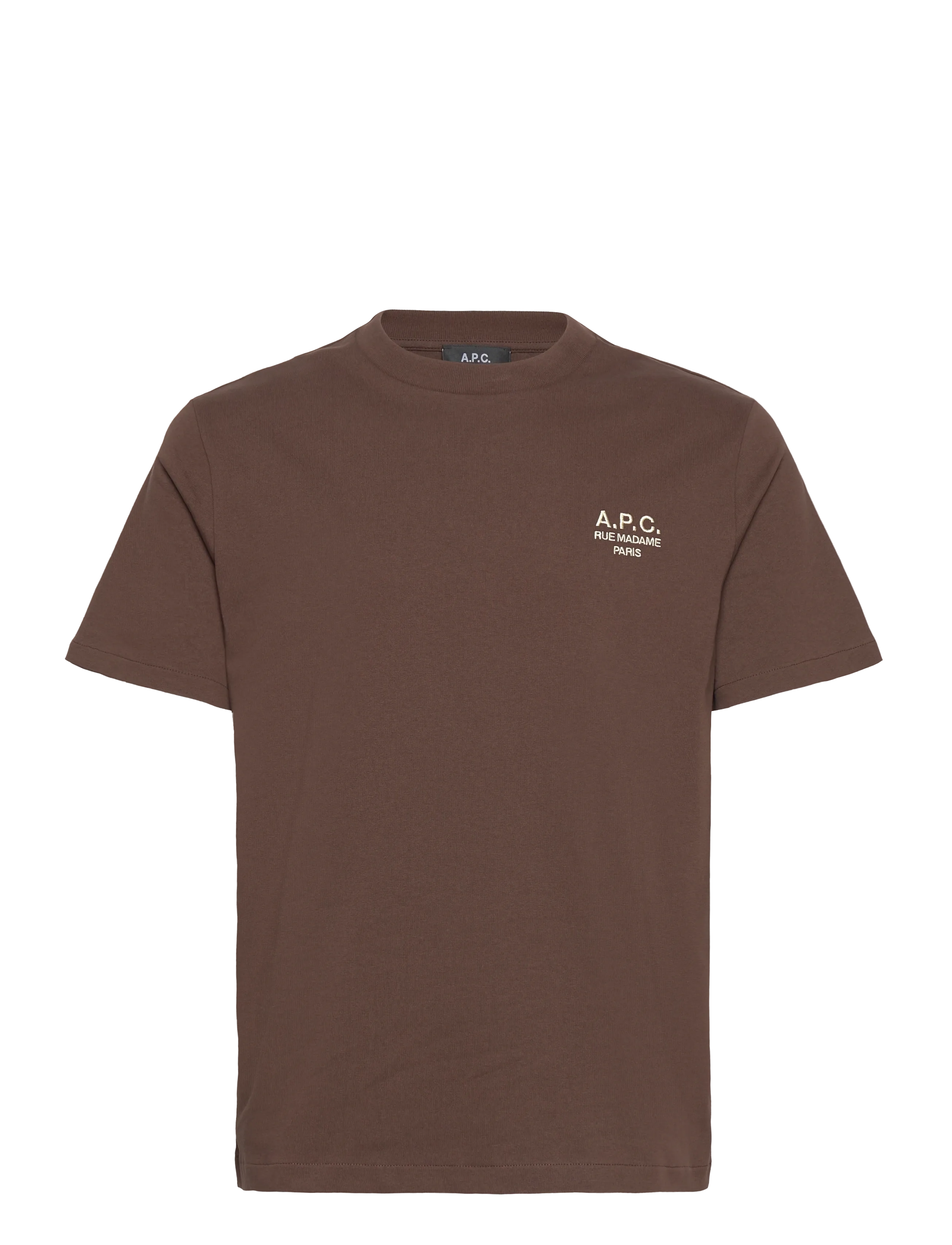 A.P.C. T-shirt standard rue madame - A.P.C. - MARRON/ECRU / brown