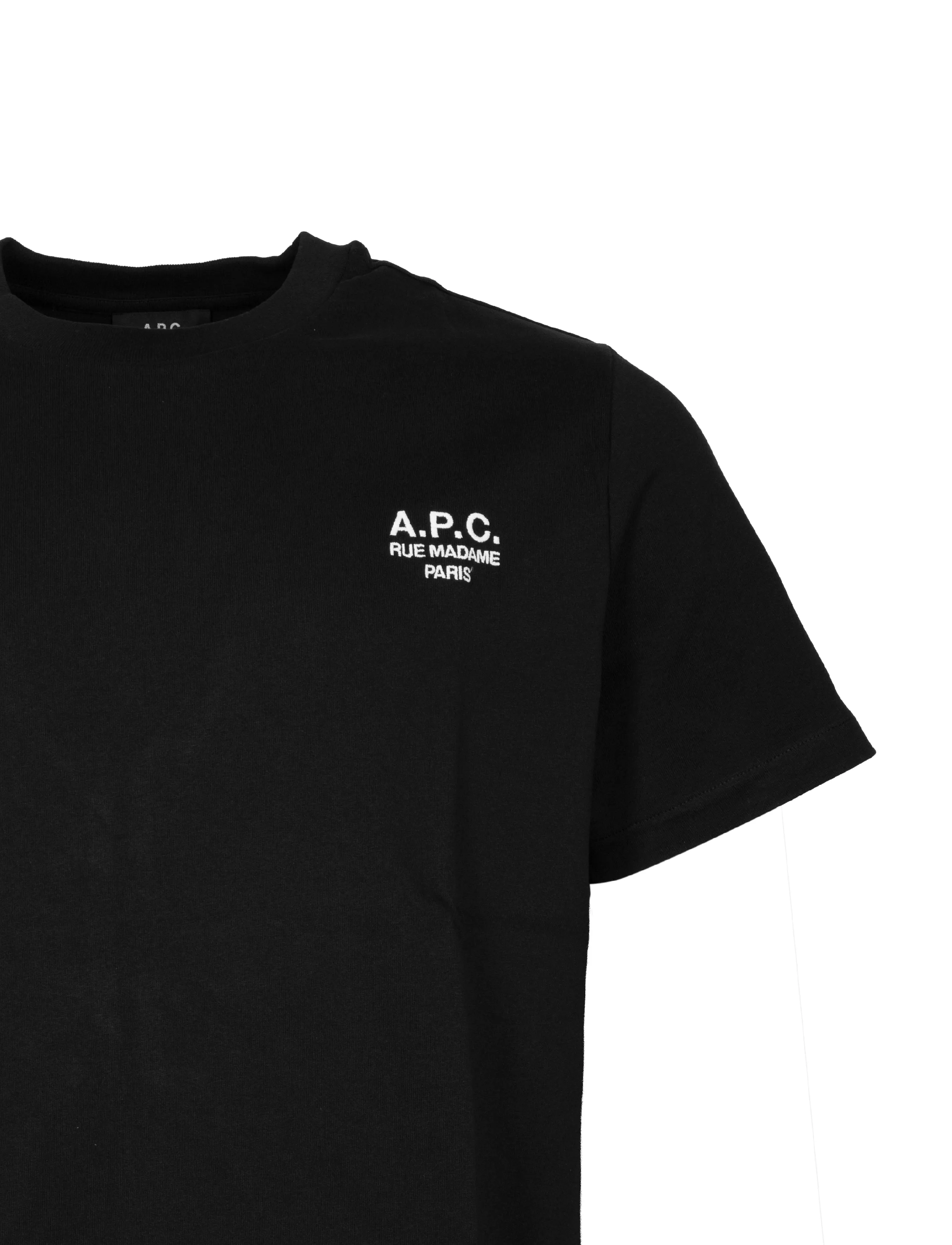 A.P.C. - t-shirt standard rue madame GOTS - kurzärmelig - noir/blanc - 2