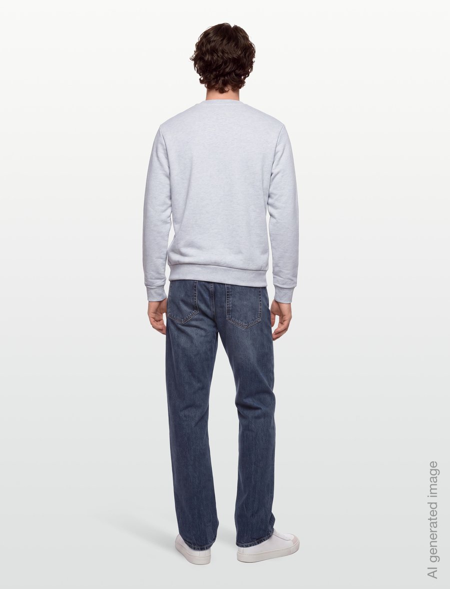A.P.C. - sweat standard rue madame GOTS - sweatshirts - heathered grey/black - 4