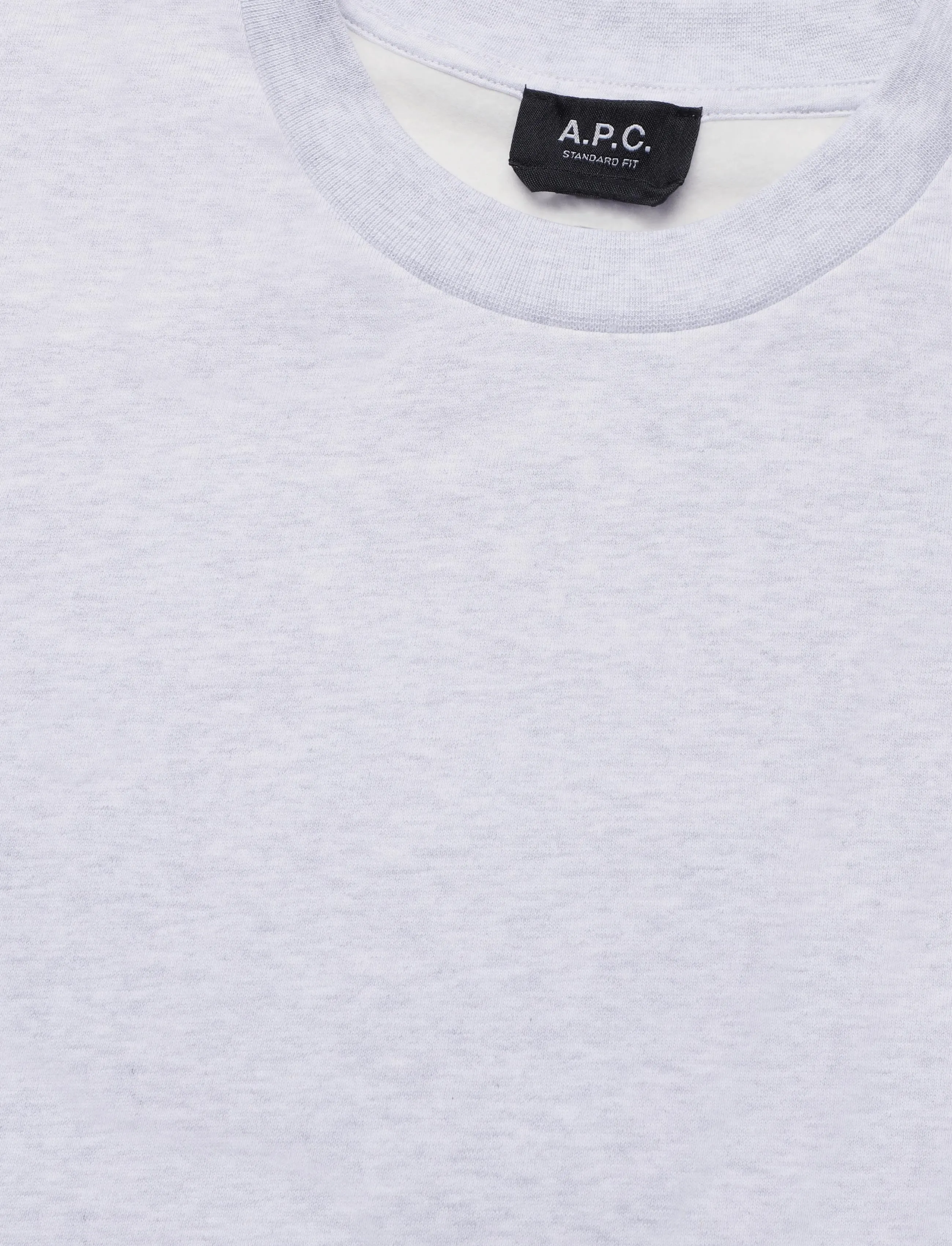 A.P.C. - sweat standard rue madame GOTS - kläder - heathered grey/black - 2