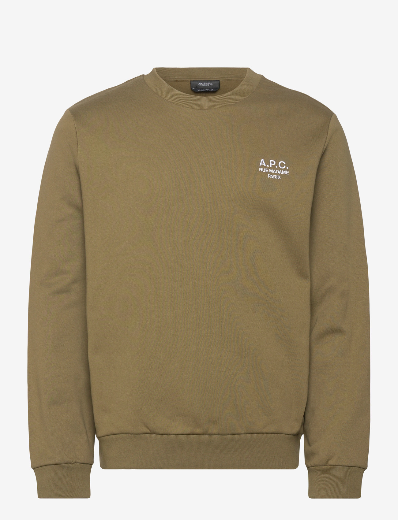 A.P.C. - Sweatshirt standard rue madame - dressipluusid - kaki/blanc - 0