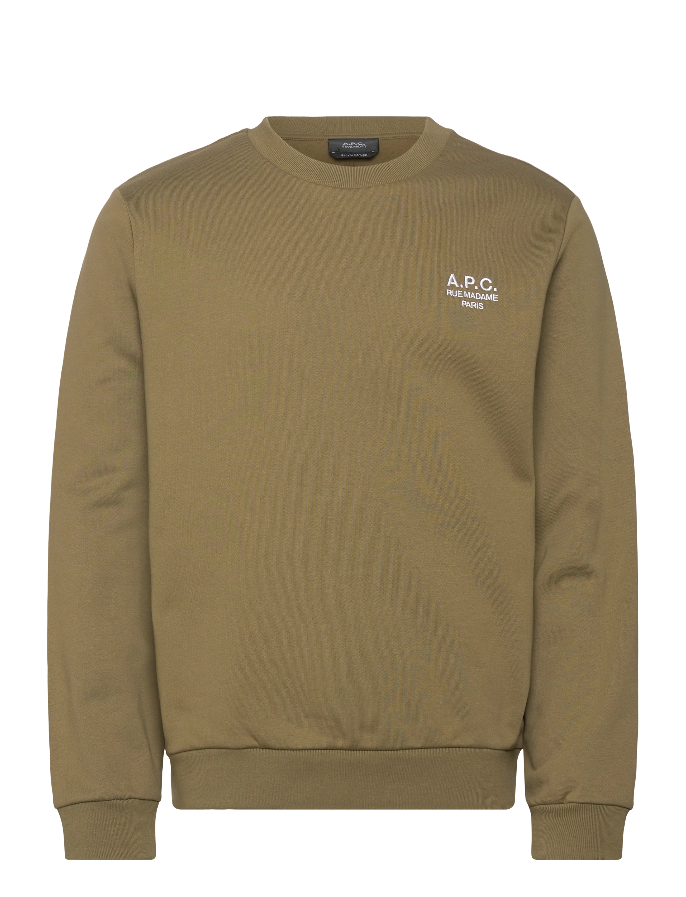 A.P.C. Sweatshirt standard rue madame - Sweatshirts - KAKI/BLANC / khaki/green