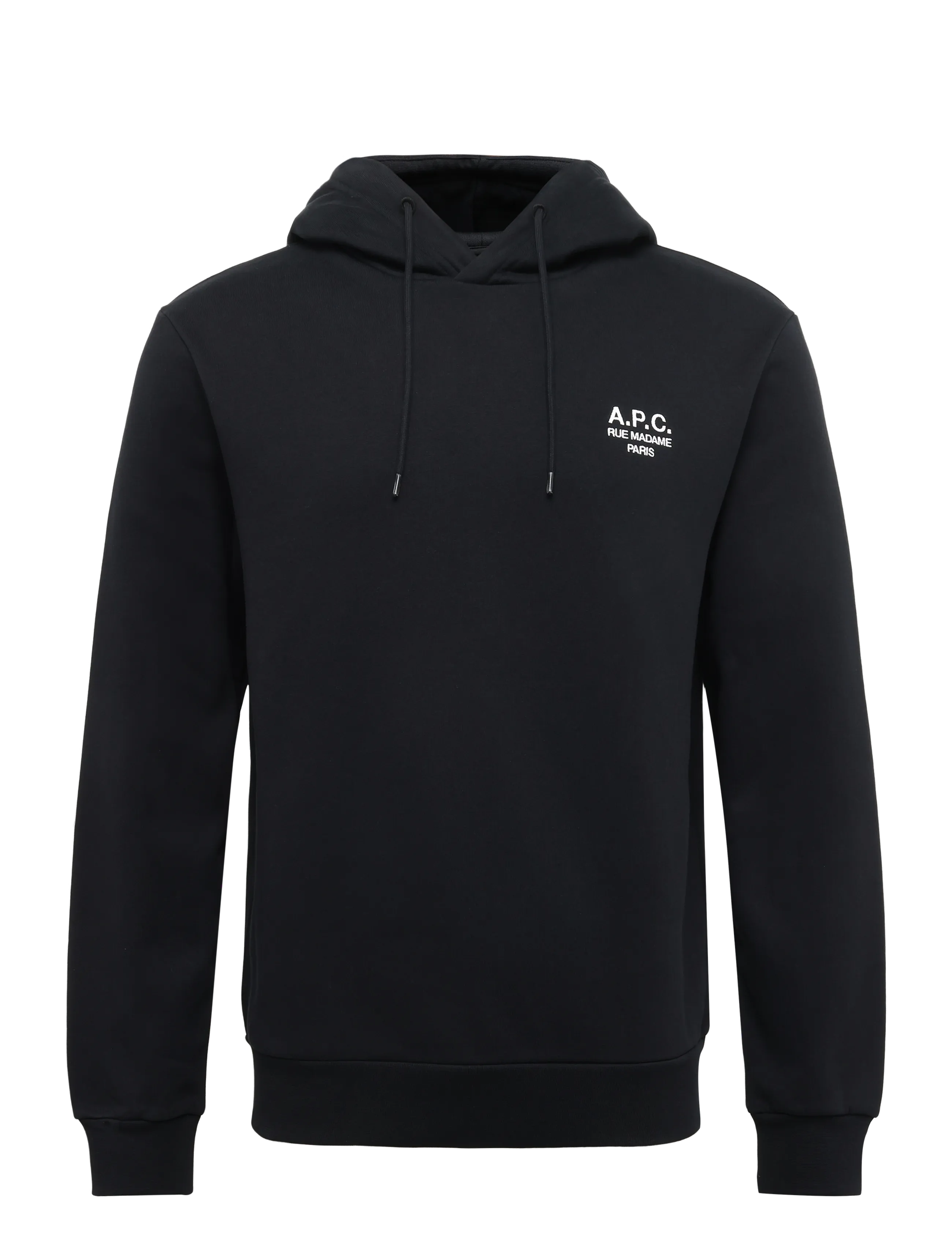 A.P.C. hoodie standard rue madame GOTS - Designers - NOIR/BLANC / black