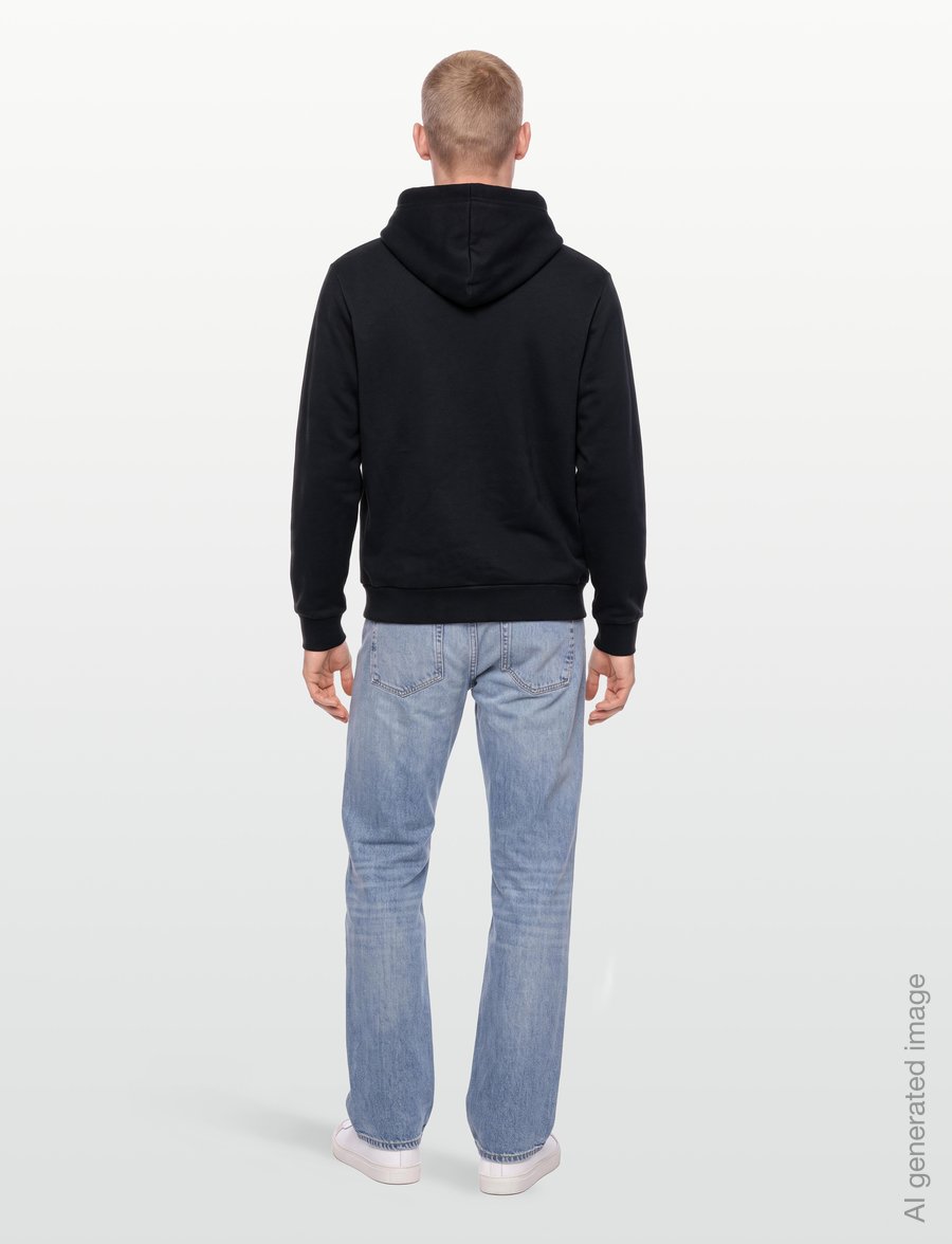 A.P.C. - hoodie standard rue madame GOTS - hoodies - noir/blanc - 4