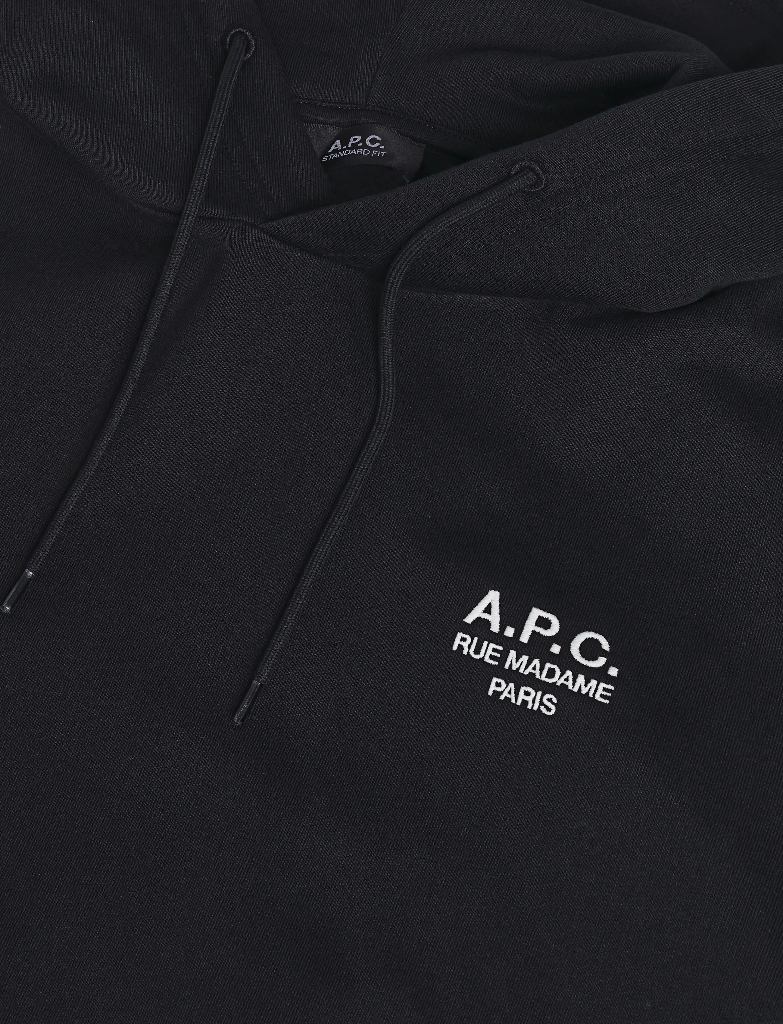 A.P.C. - hoodie standard rue madame GOTS - hoodies - noir/blanc - 2
